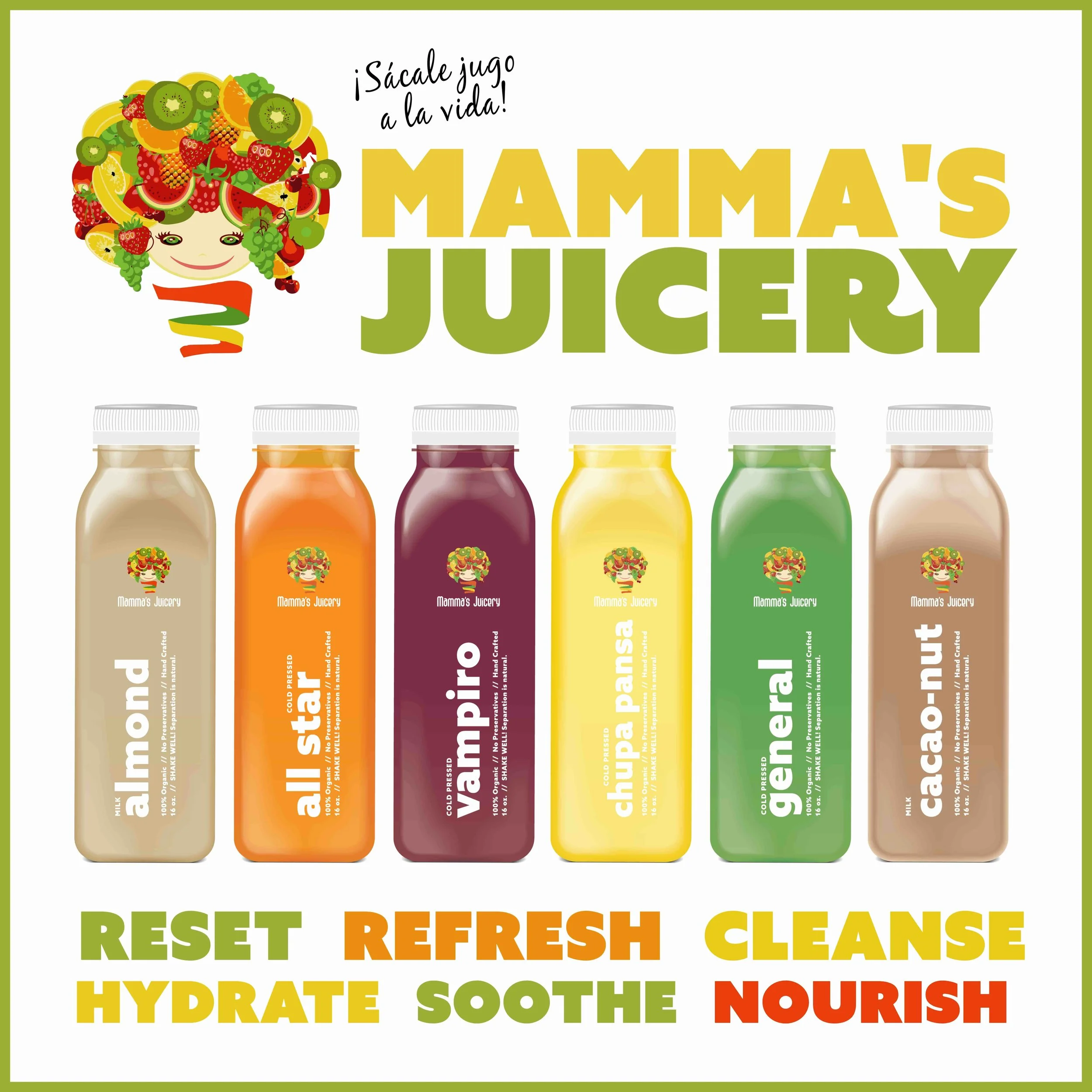Mammas Juicery Labels