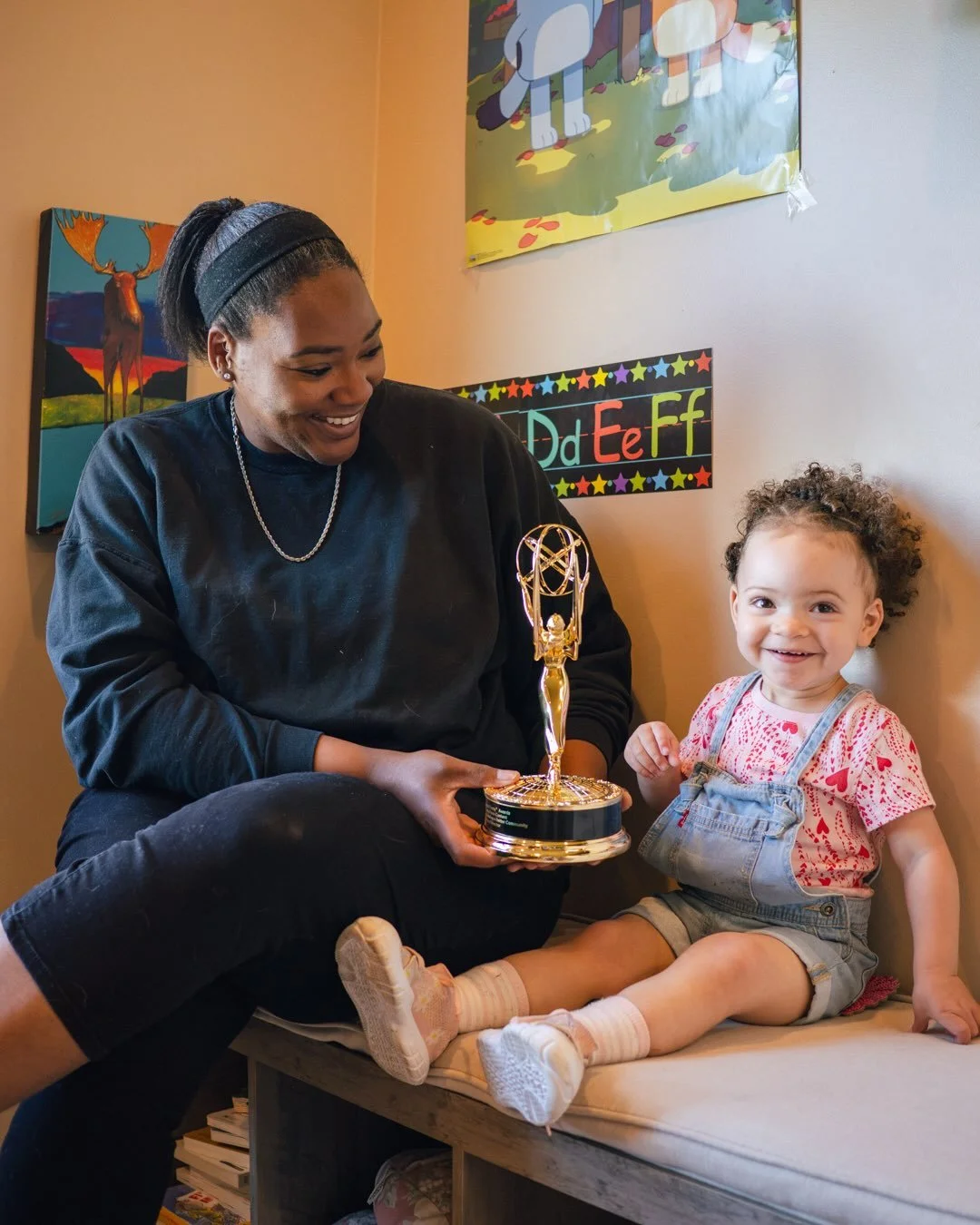On May 30, my documentary for @thehrdc won a Northwest Regional Emmy. The trophy finally got a chance to meet the special people who helped make the film possible. Everyone involved in this project &mdash;&nbsp;from the HRDC staff to the community me