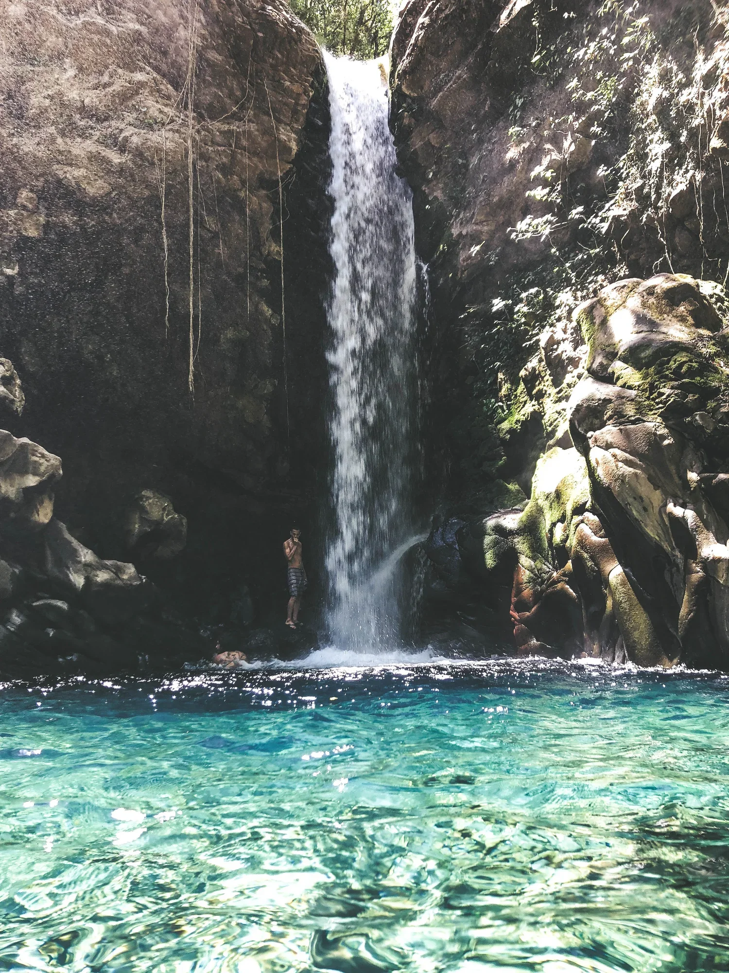 waterfalls and yoga
