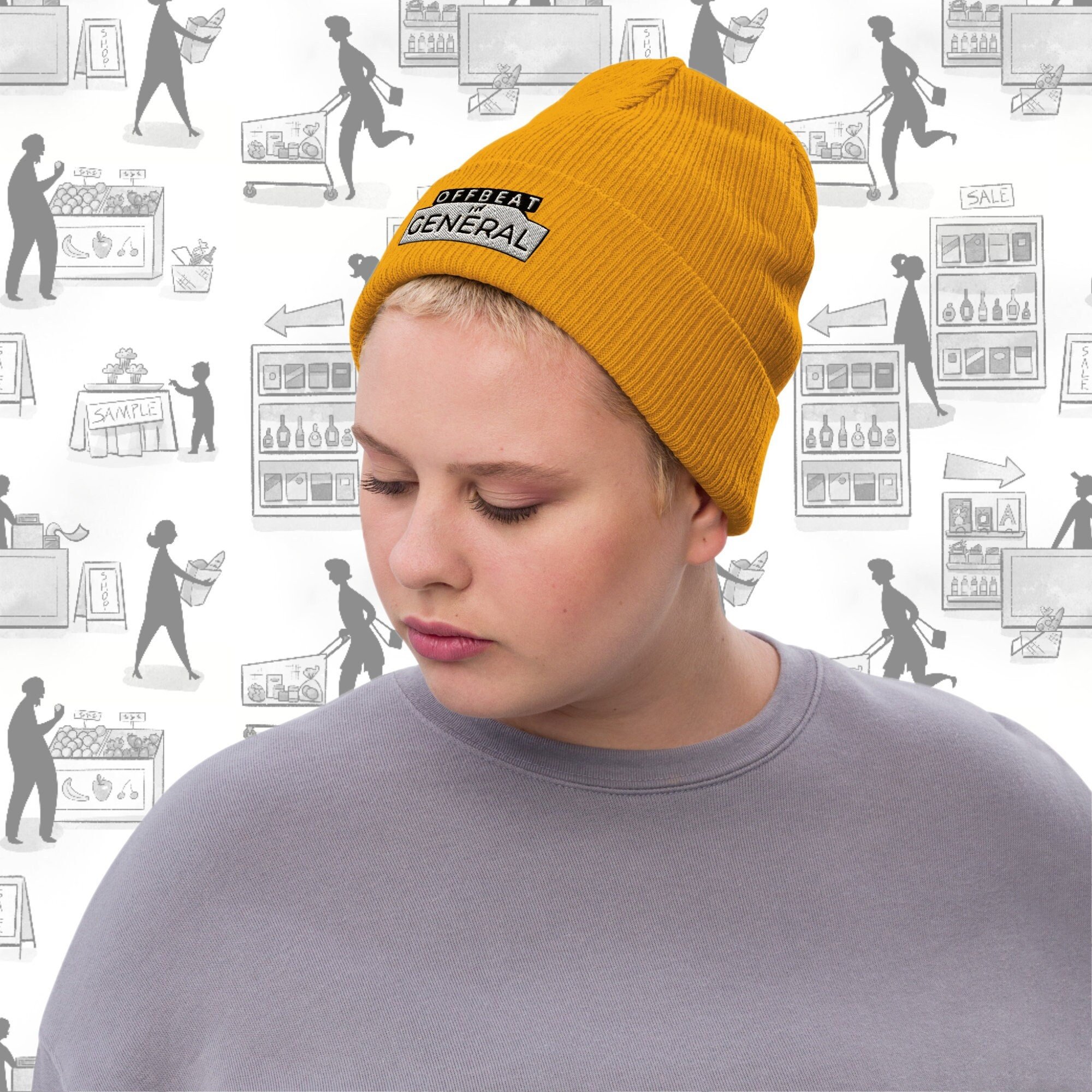 Offbeat Embroidered Beanie