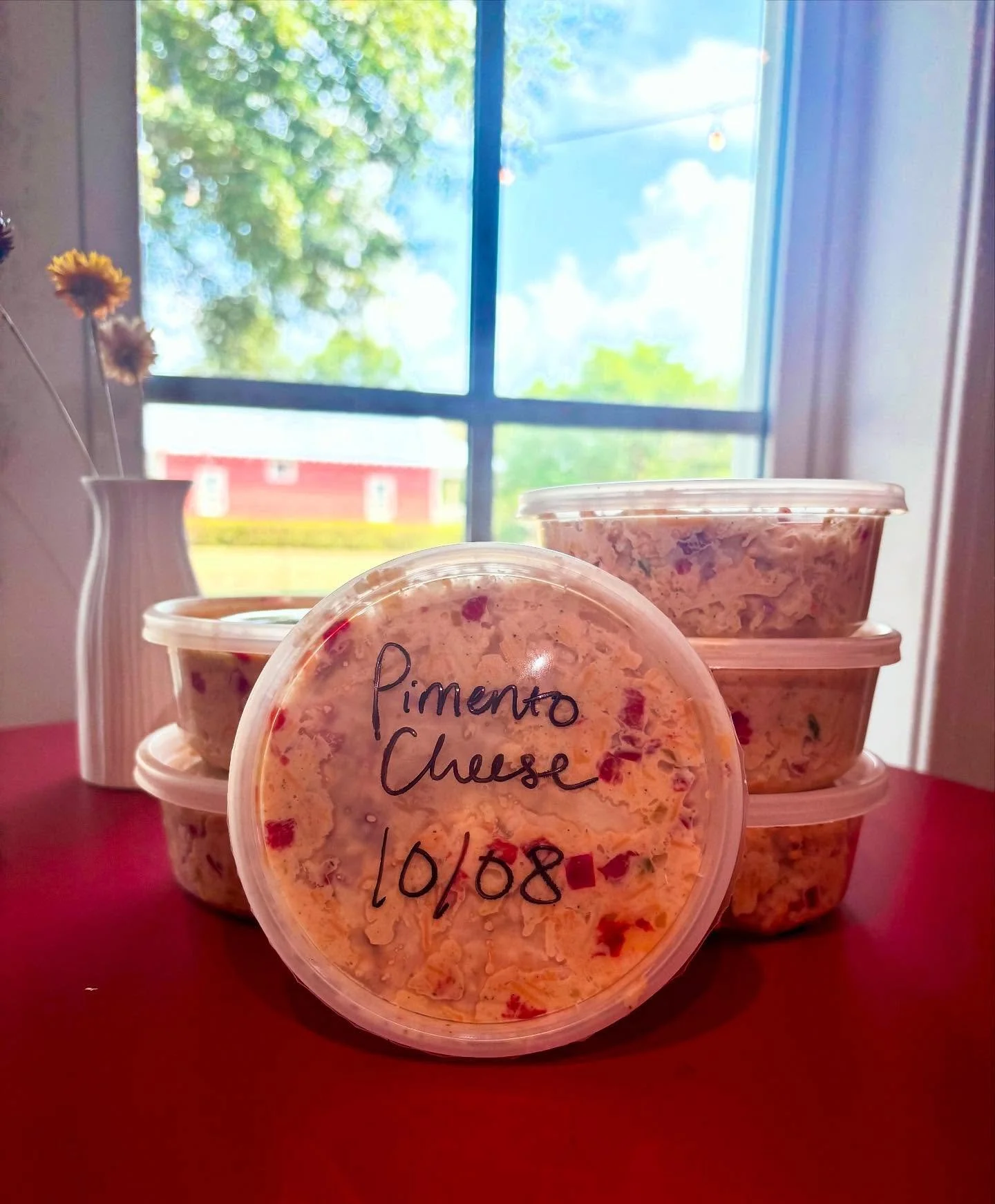Our 8oz house-made pimento cheese is back in stock!