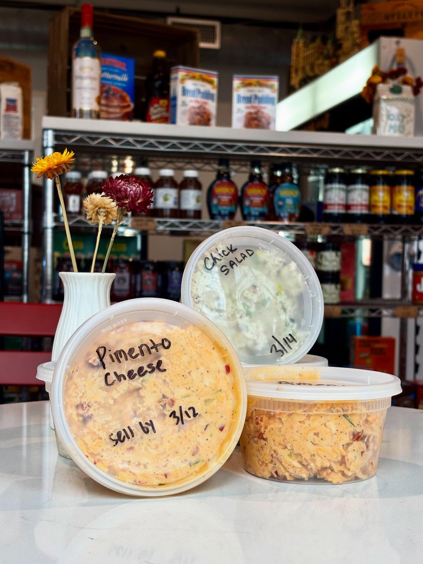 It&rsquo;s that time again, Offbeat has restocked on our house-made Chicken Salad ($8.25) and Pimento Cheese ($6.75)! 12oz of pure deliciousness 😉 Stop by and grab some before they&rsquo;re gone.

#offbeatgeneralstore #pleinairtaylor #taylorms #oxfo