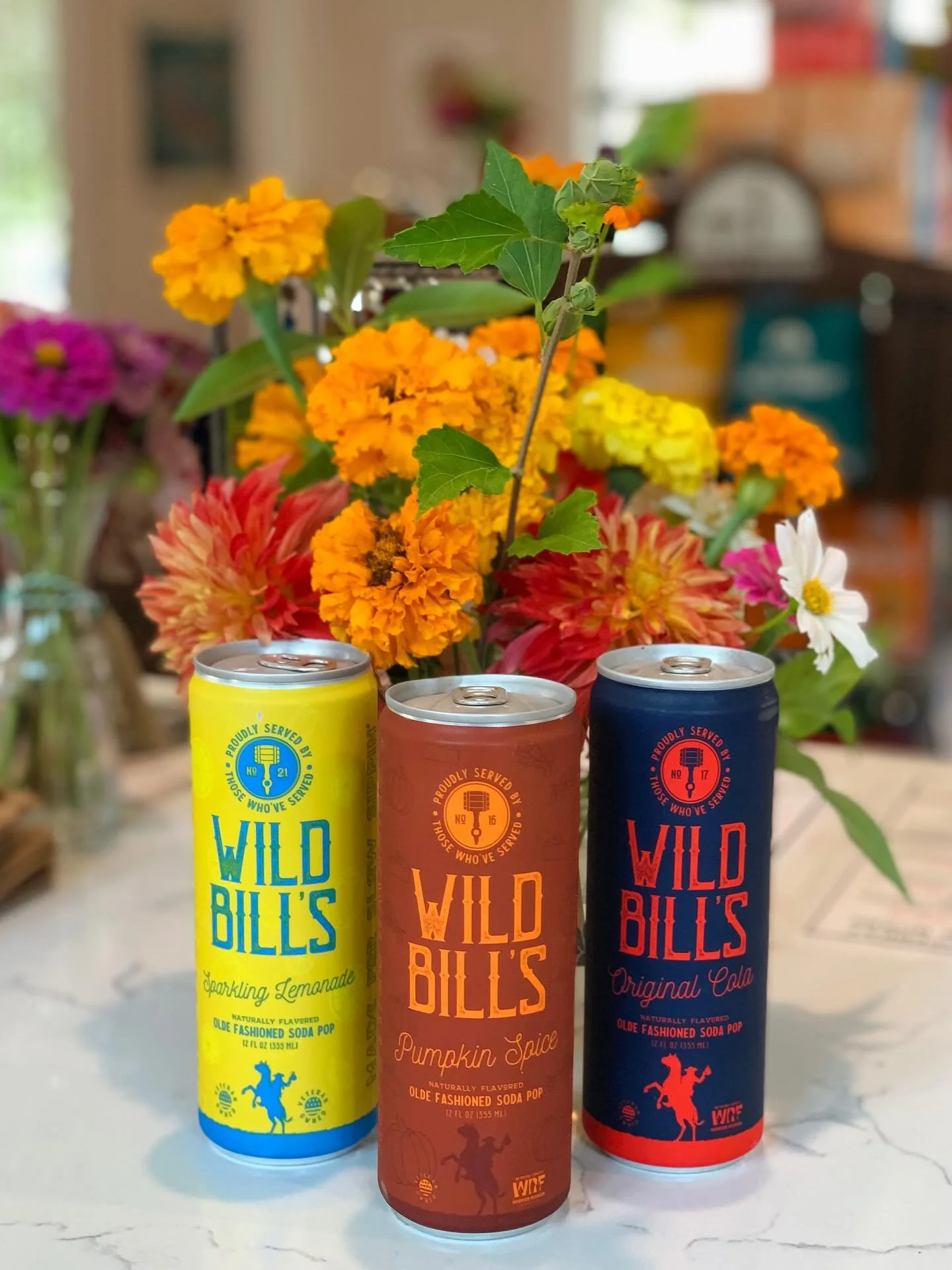 Calling all soda lovers! 📣 Swing by and try one of our new Wild Bill olde fashioned soda flavors: Original Cola, Sparkling Lemon, and (our new favorite) Pumpkin Spice!