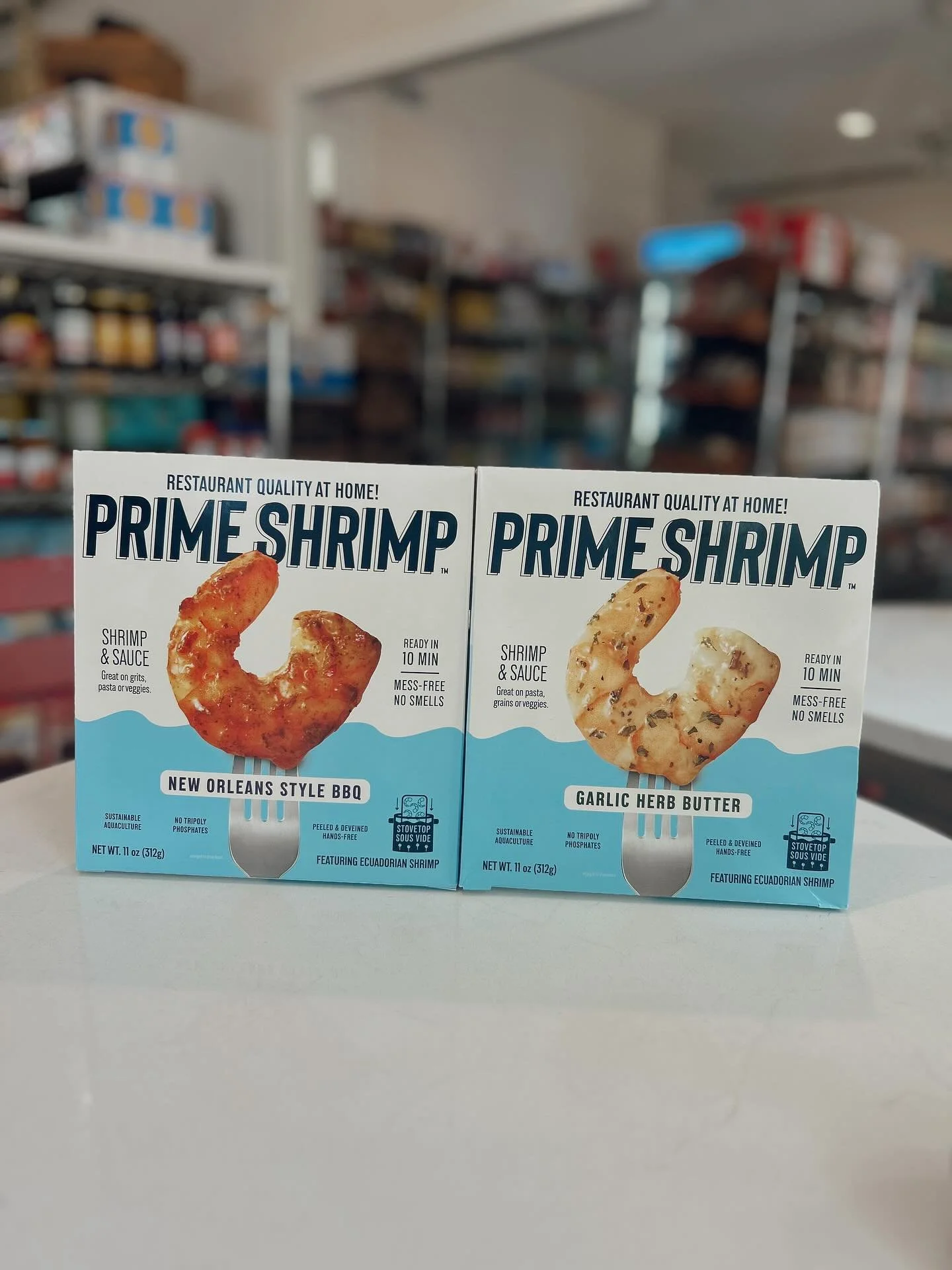Back in stock by popular demand: Prime Shrimp!
They make the perfect addition to shrimp po&rsquo;boys, shrimp and grits, garlic butter pasta, or they&rsquo;re good on their own. Swing by today and get some! 🍤 

#primeshrimp #oxfordms #olemiss #taylo