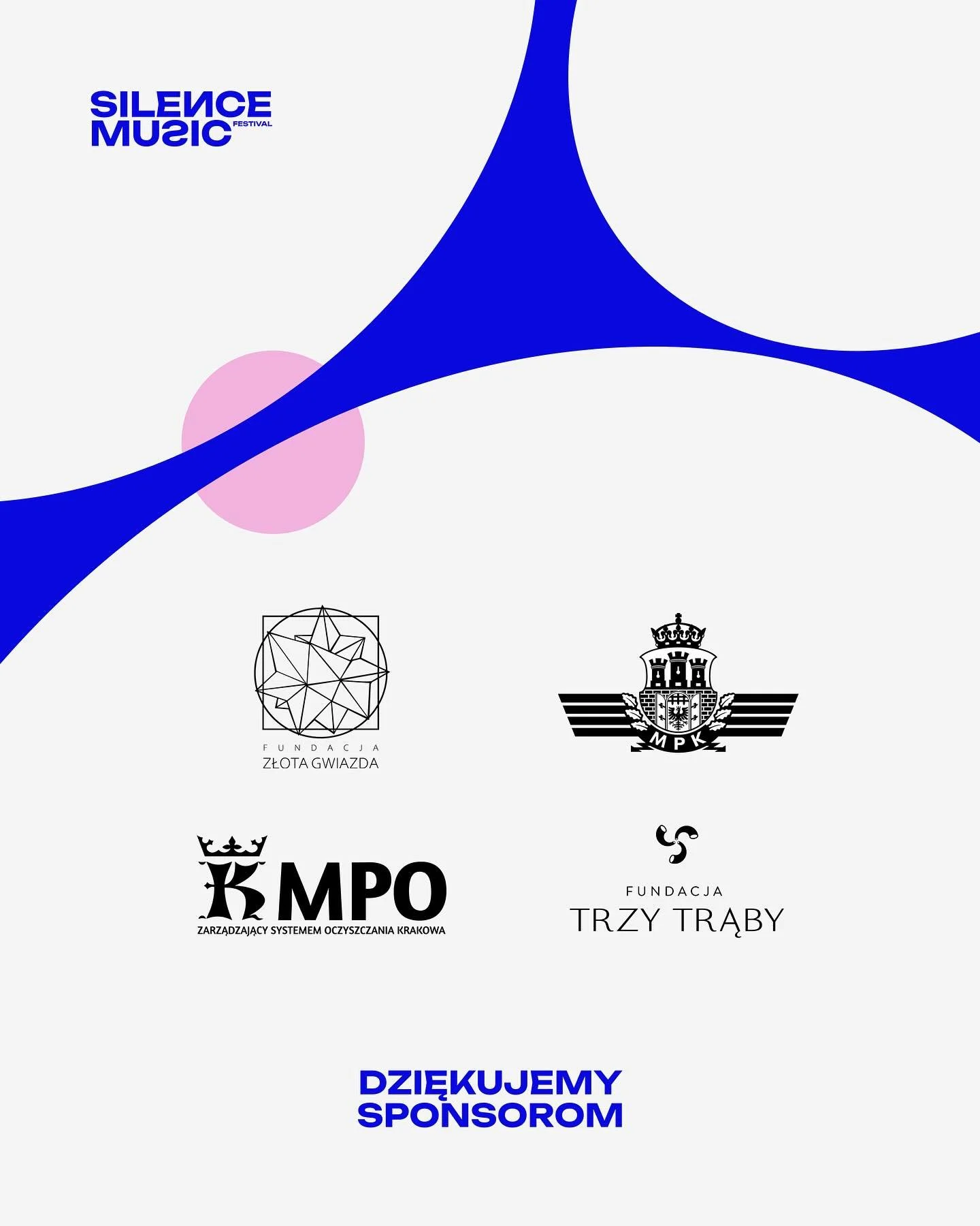 &bull; W SILENCE Music Festival muzyka i cisza buduje mosty między ludźmi. Uczy bliskości, dodaje odwagi i otwiera na r&oacute;żnorodność.

Jesteśmy wdzięczni, że dzięki Fundacja Złota Gwiazda, Miejskie Przedsiębiorstwo Komunikacyjne S. A. w Krakowie
