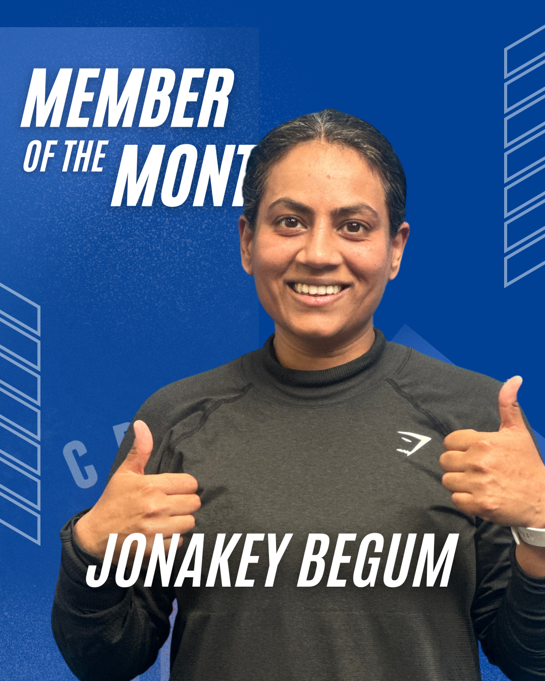 Member of the Month: Jonakey B.