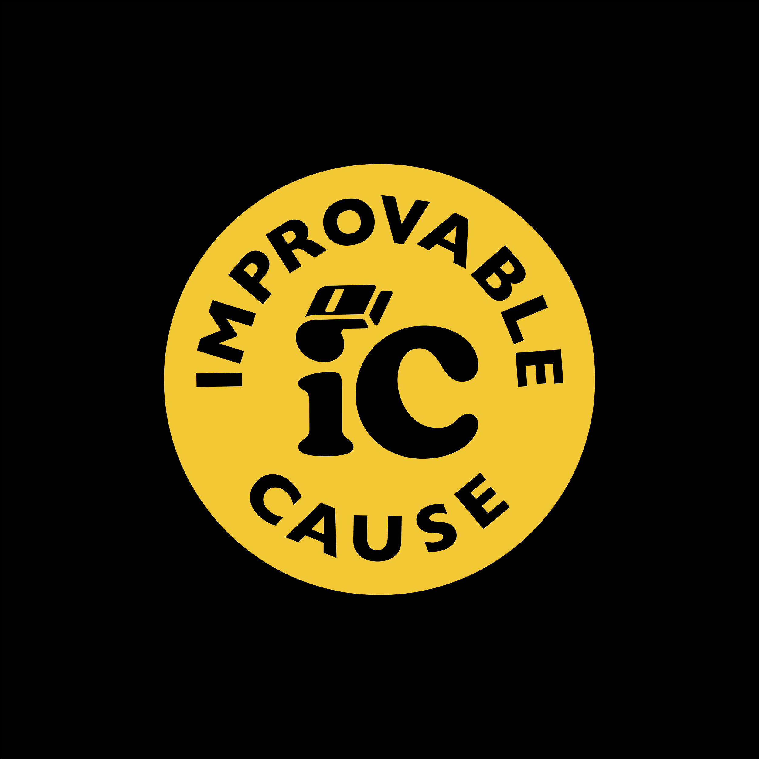 Improvable Cause Improv Troupe Logo Design Whistle Branding