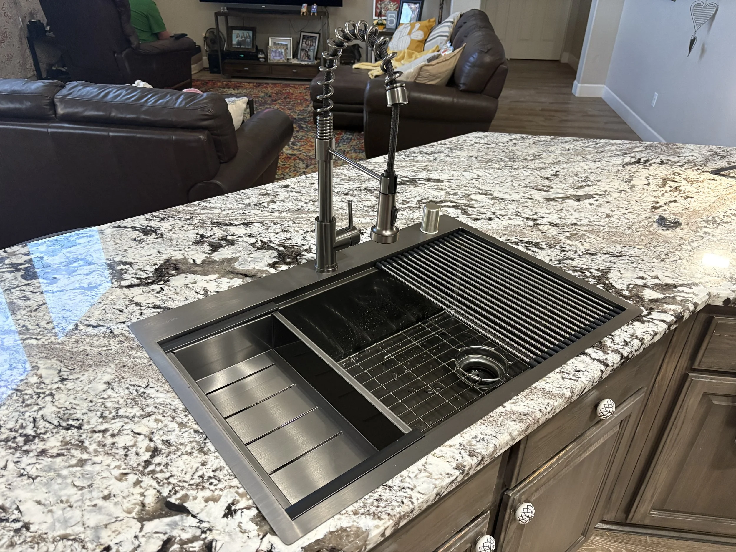 New sink installation