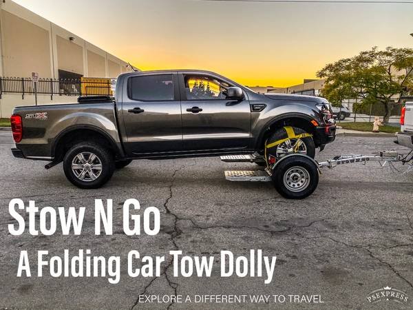2024 Galvanized Stow N Go Tow Dolly — Premium Discount Car Tow