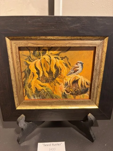 Scott Hiestand - Seed Hunter - Acrylic - $400