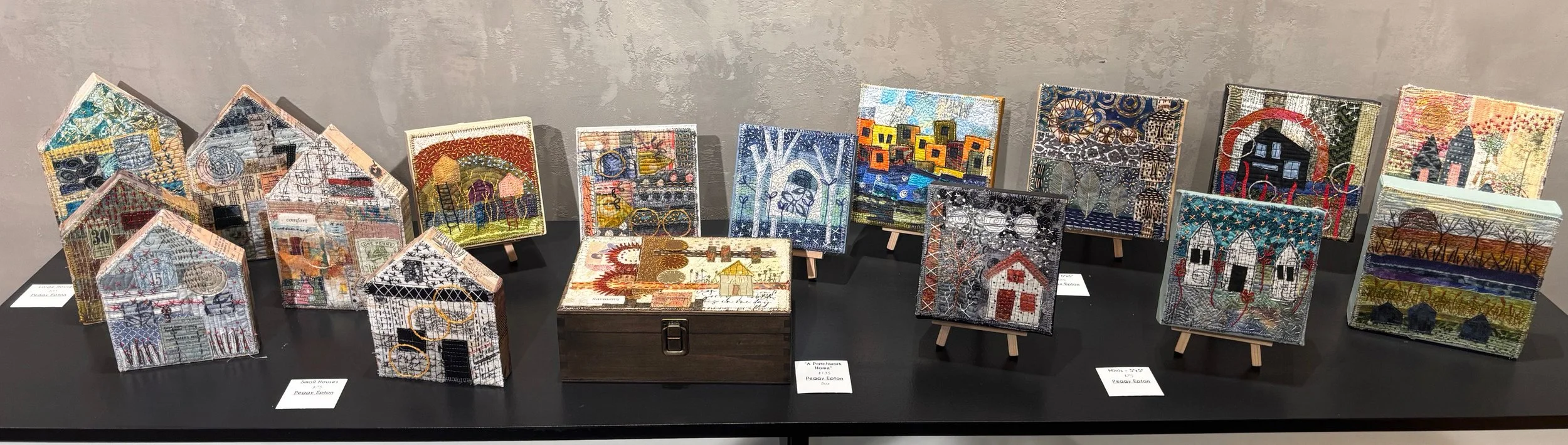 Keepsake box, small houses, large houses, 5"x5" minis, 6"x6" minis