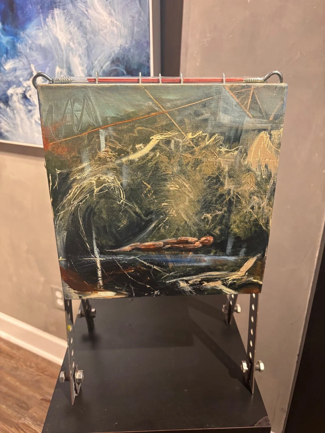 “Traveler”
$800
Margaret Schnebly Hodge
Oil on Canvas in Metal
