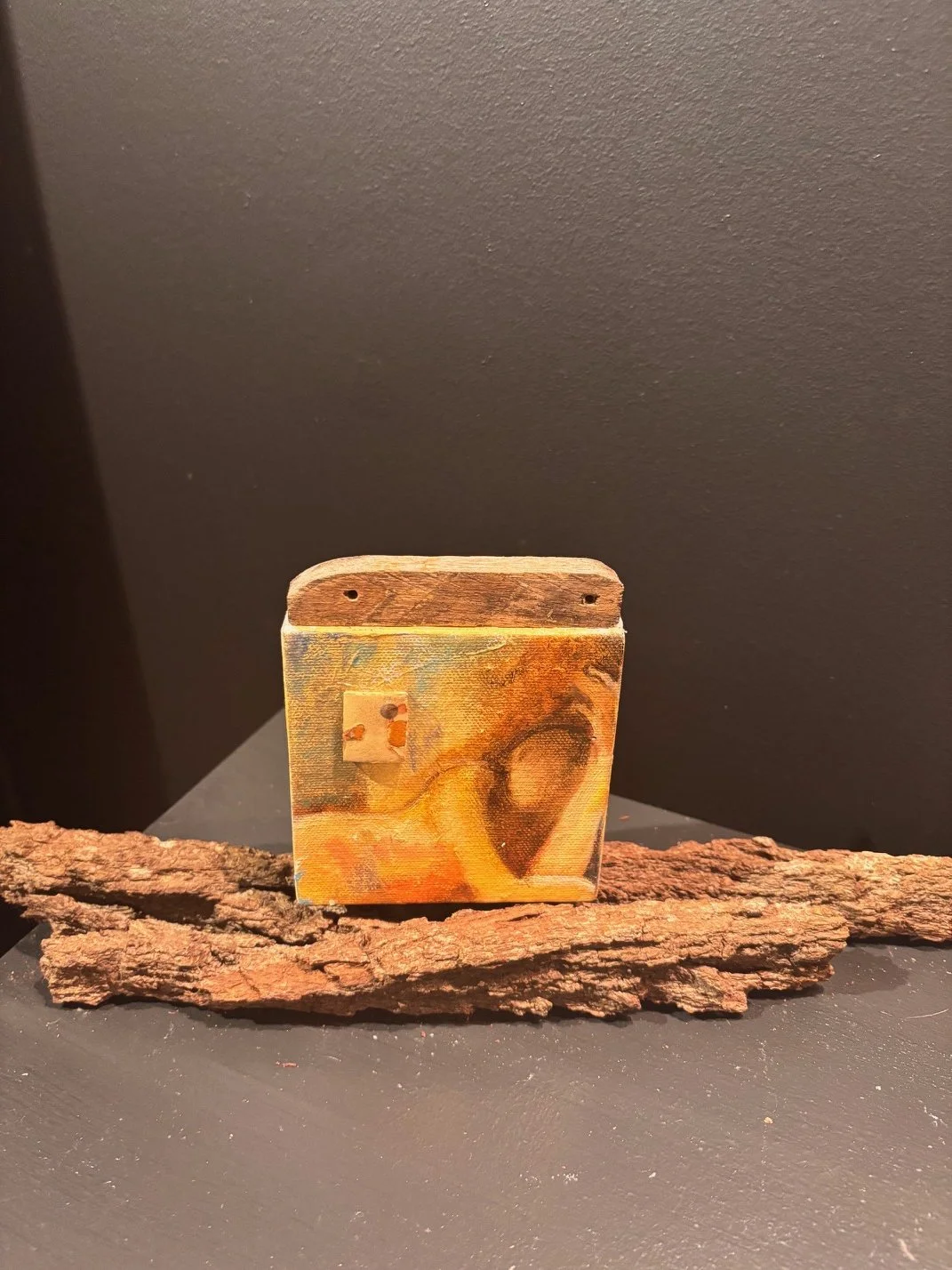 SOLD
“The Naturalist”
$125
Margaret Schnebly Hodge
Oil with Wood Base
