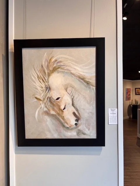 Teri Althouse - Wind-Born Keeper - Oil - $495 - Quiet guardians within us - the parts that guide without force, that endure without spectacle, and that carry us forward even when we do not fully understand the path.