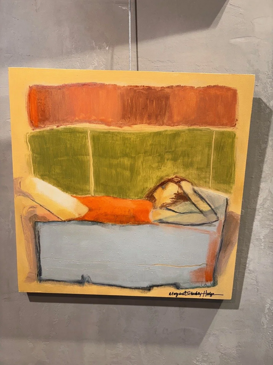 “Fresh Start”
$325
Margaret Schnebly Hodge
Oil and Oil Pastel on Birch Panel
12"x12"