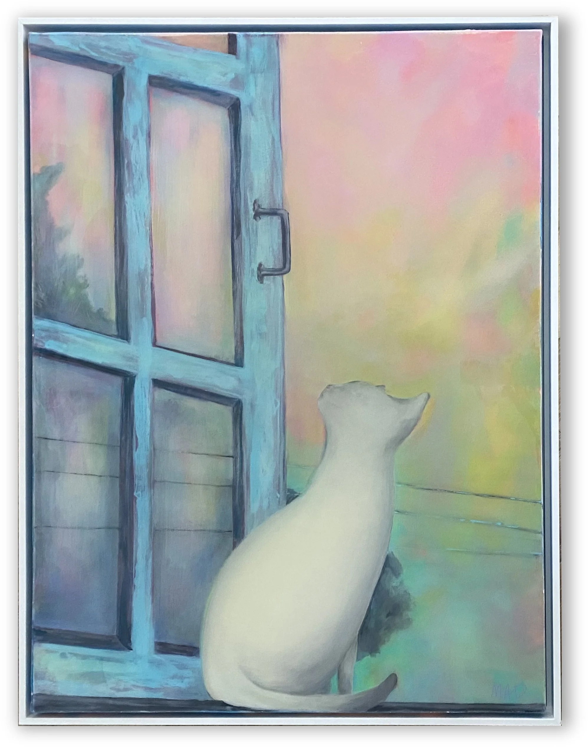 Beyond the Pane - 36"x48" - Acrylic - $600