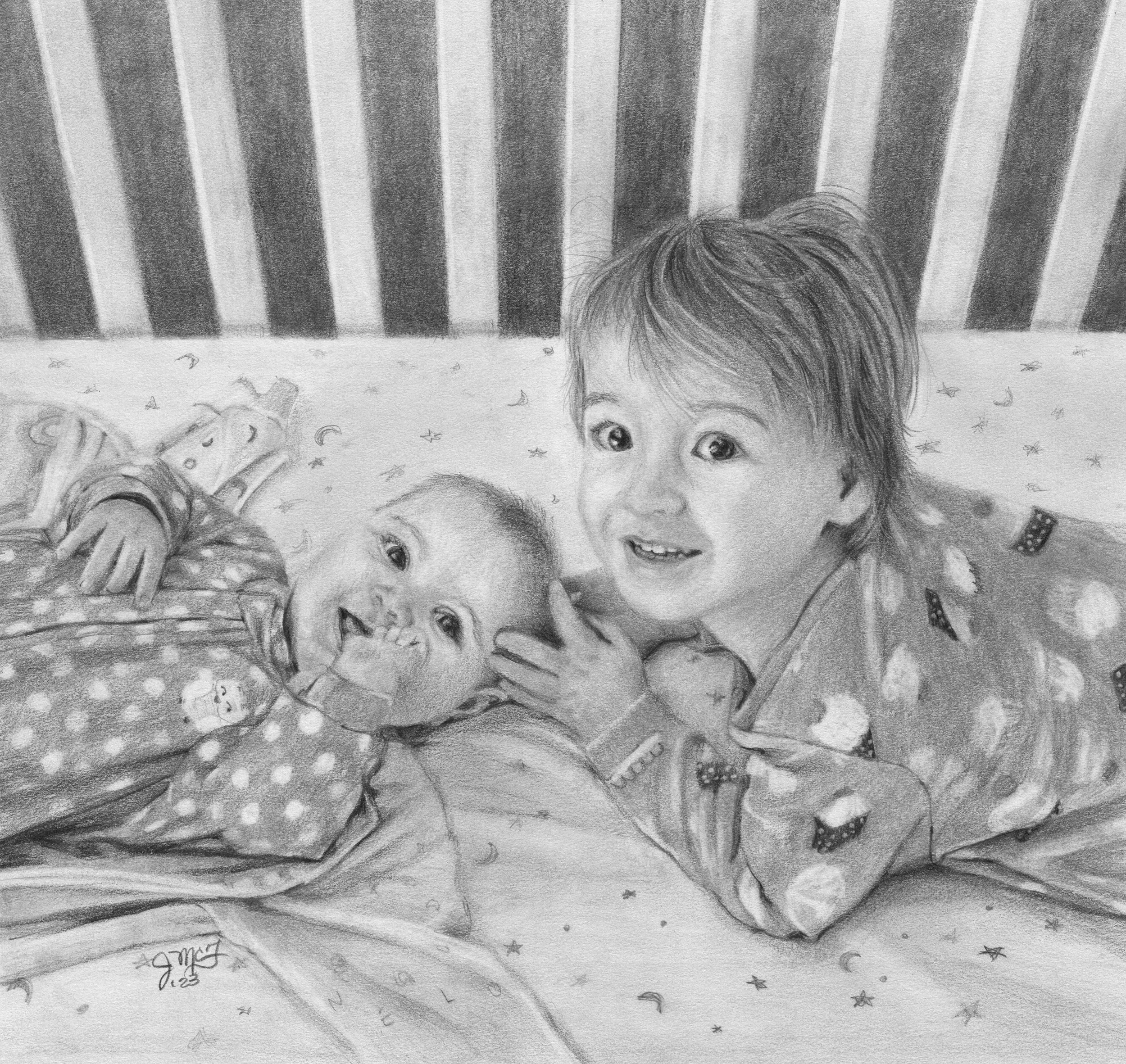 "Good Morning Sunshine" - 2023 - Graphite Pencil on Strathmore Drawing Paper