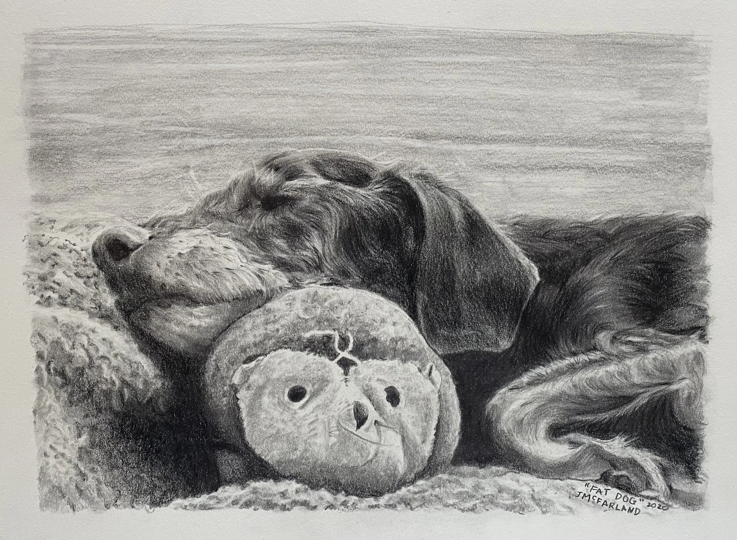 "Fat Dog" - 2020 - Graphite Pencil on Strathmore Drawing Paper
Memorial
