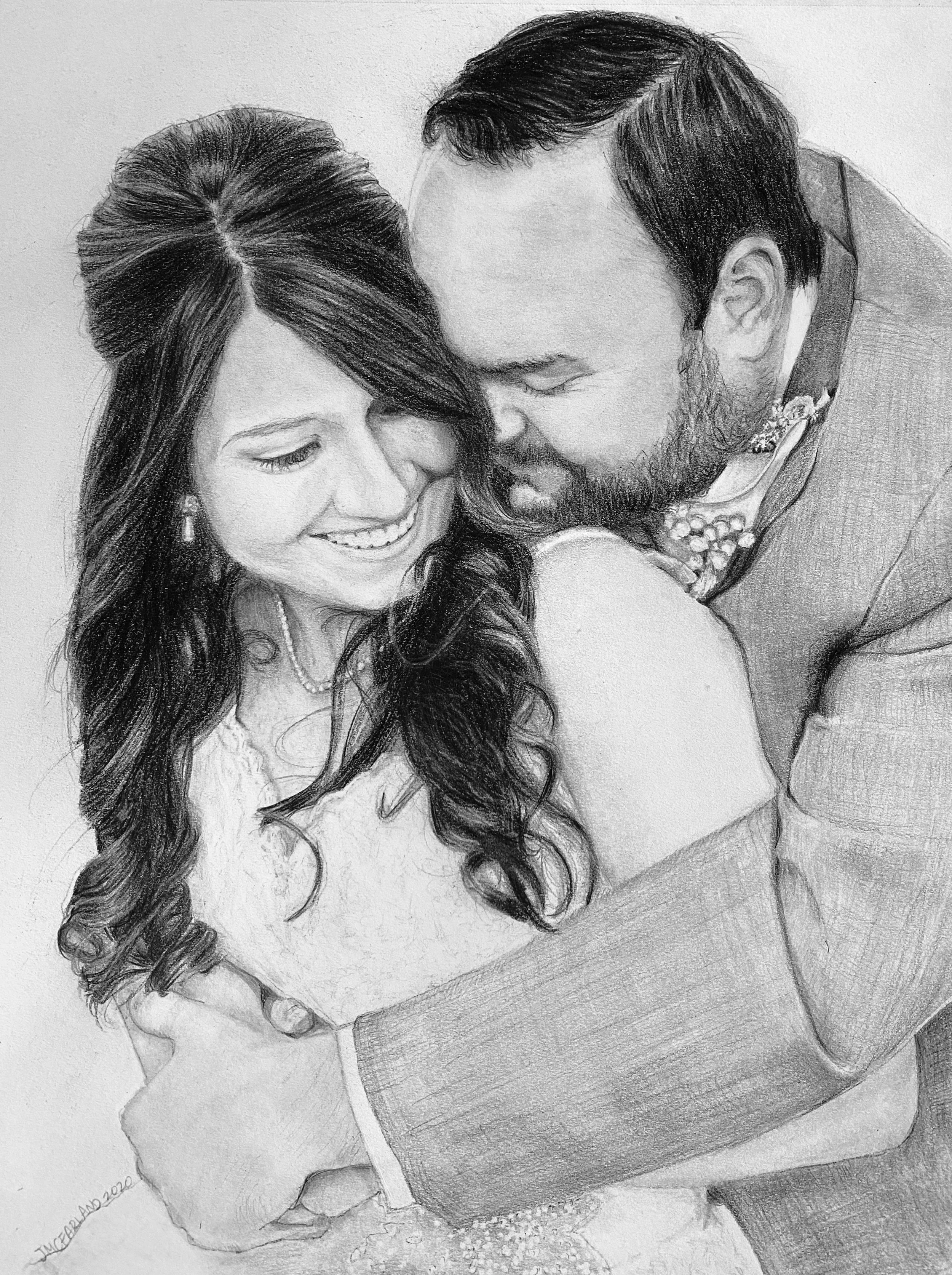 "Wedded Bliss" - 2020
Graphite Pencil on Strathmore Drawing Paper
