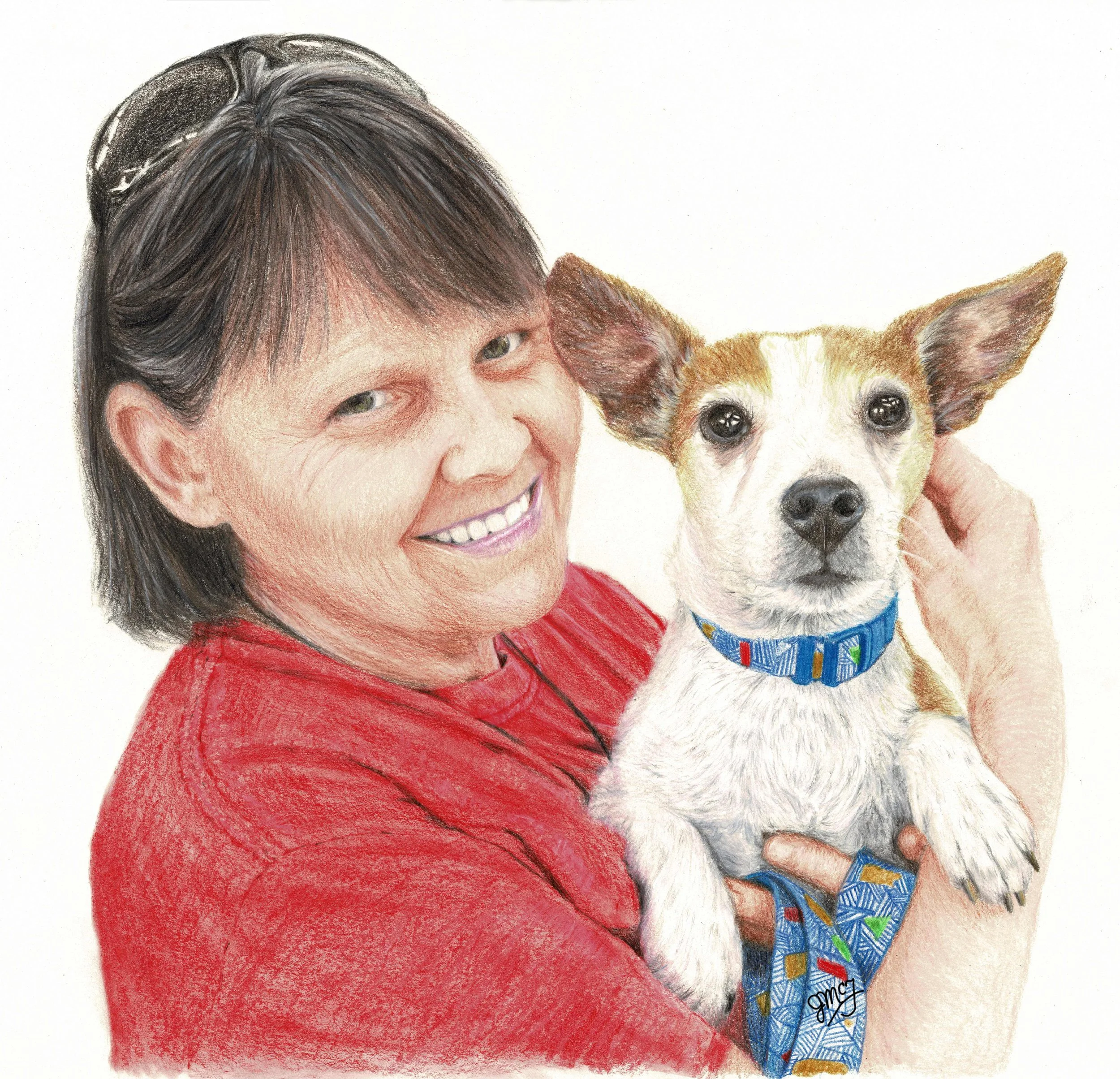 "Adoption Day" - 2023 Colored Pencil on Strathmore Drawing Paper