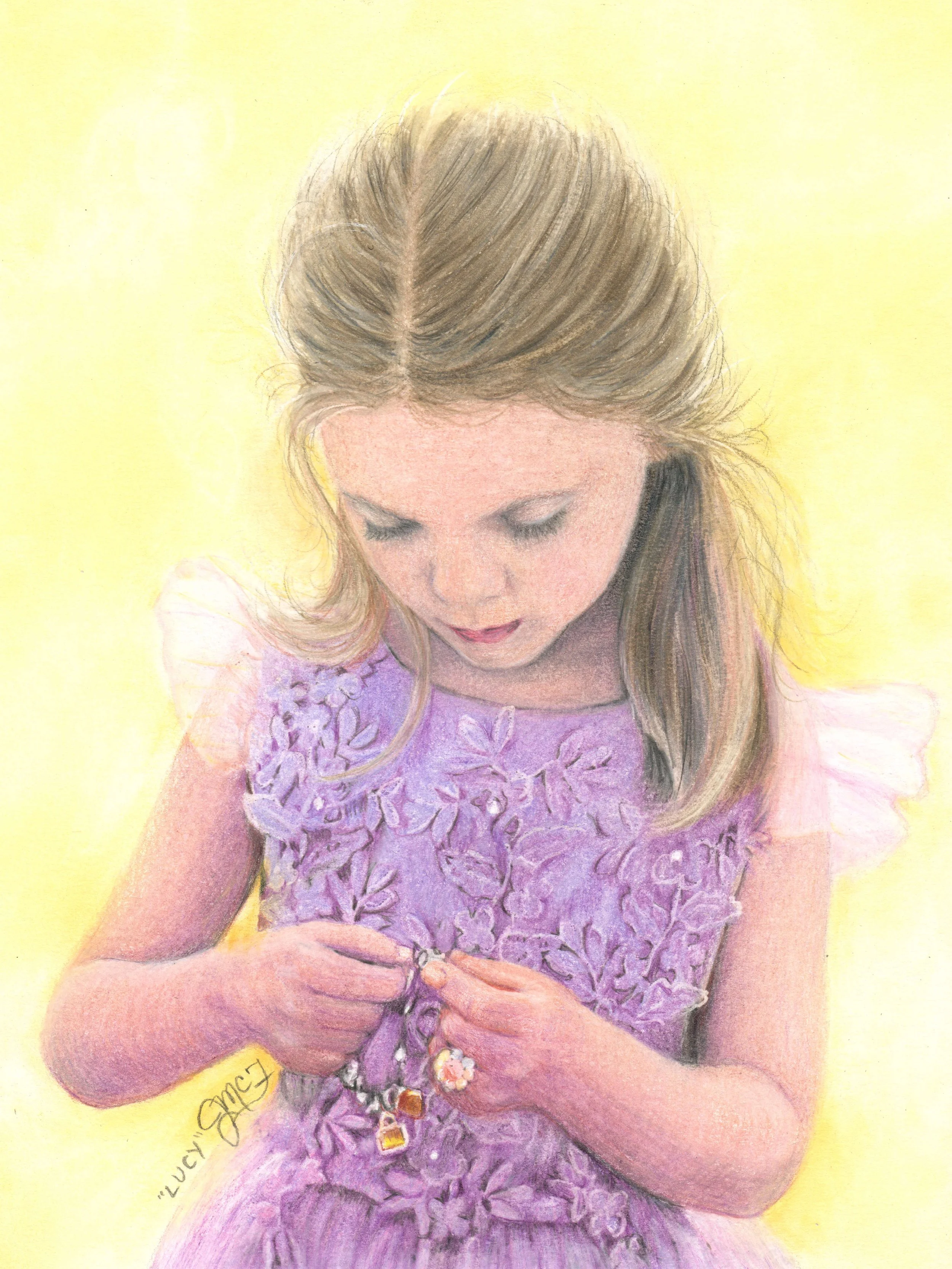 "Lucy" - 2023
Colored Pencil on Canson 1557 Drawing Paper