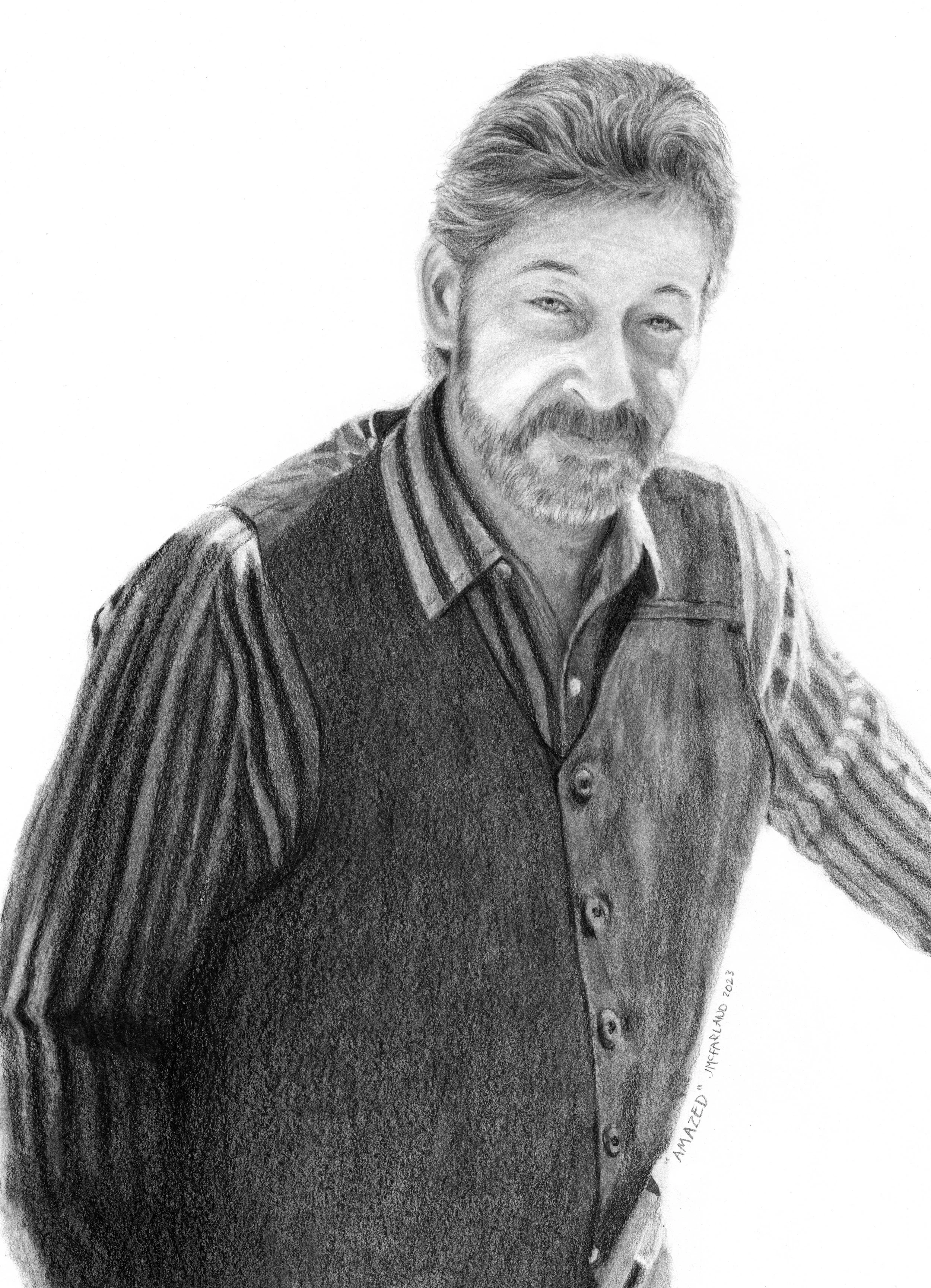 "Amazed" - 2023
Graphite Pencil on Strathmore Drawing Paper - Memorial