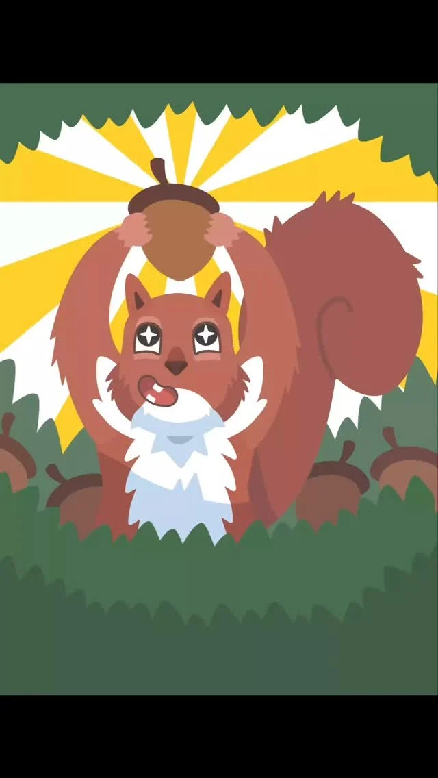 Check out this cute animation I made for my BMC #scicard a few years back! πΏ
Did you know? Squirrels have a 99% success rate at remembering where nuts are buried. They even store nuts of a similar species closer to one another! What a remarkable me