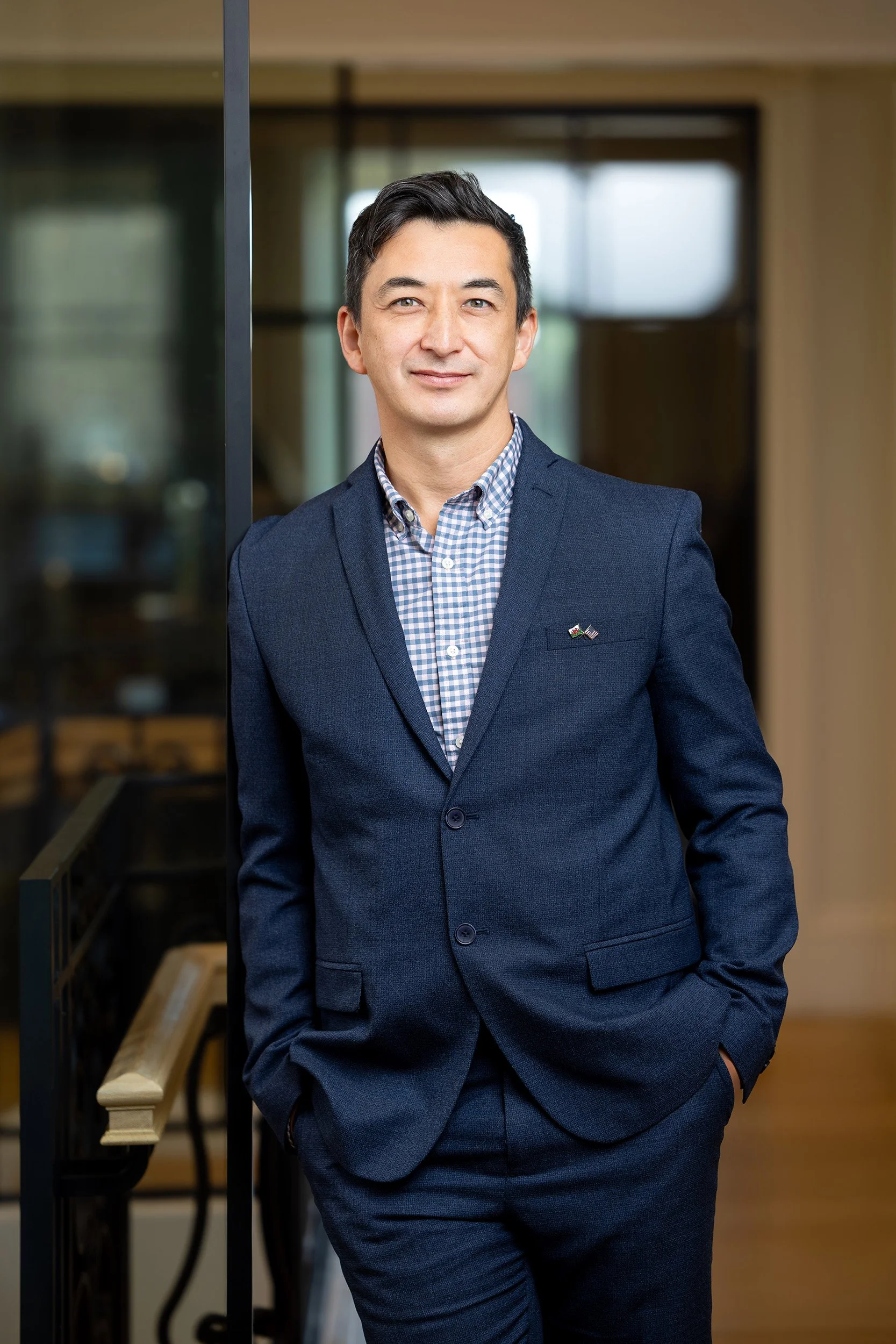 Portrait of man in office setting