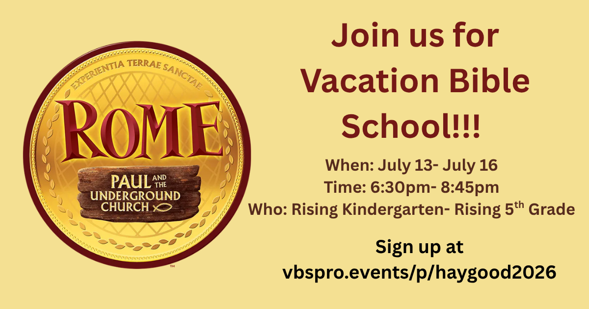 2026 Vacation Bible School