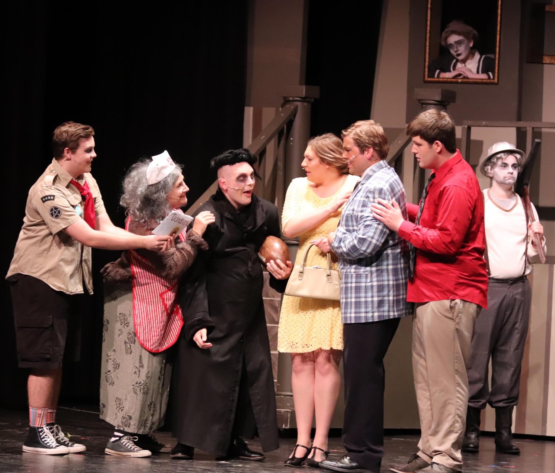 Addams Family: Beineke introductions
(photo courtesy of Lois Rothstein)