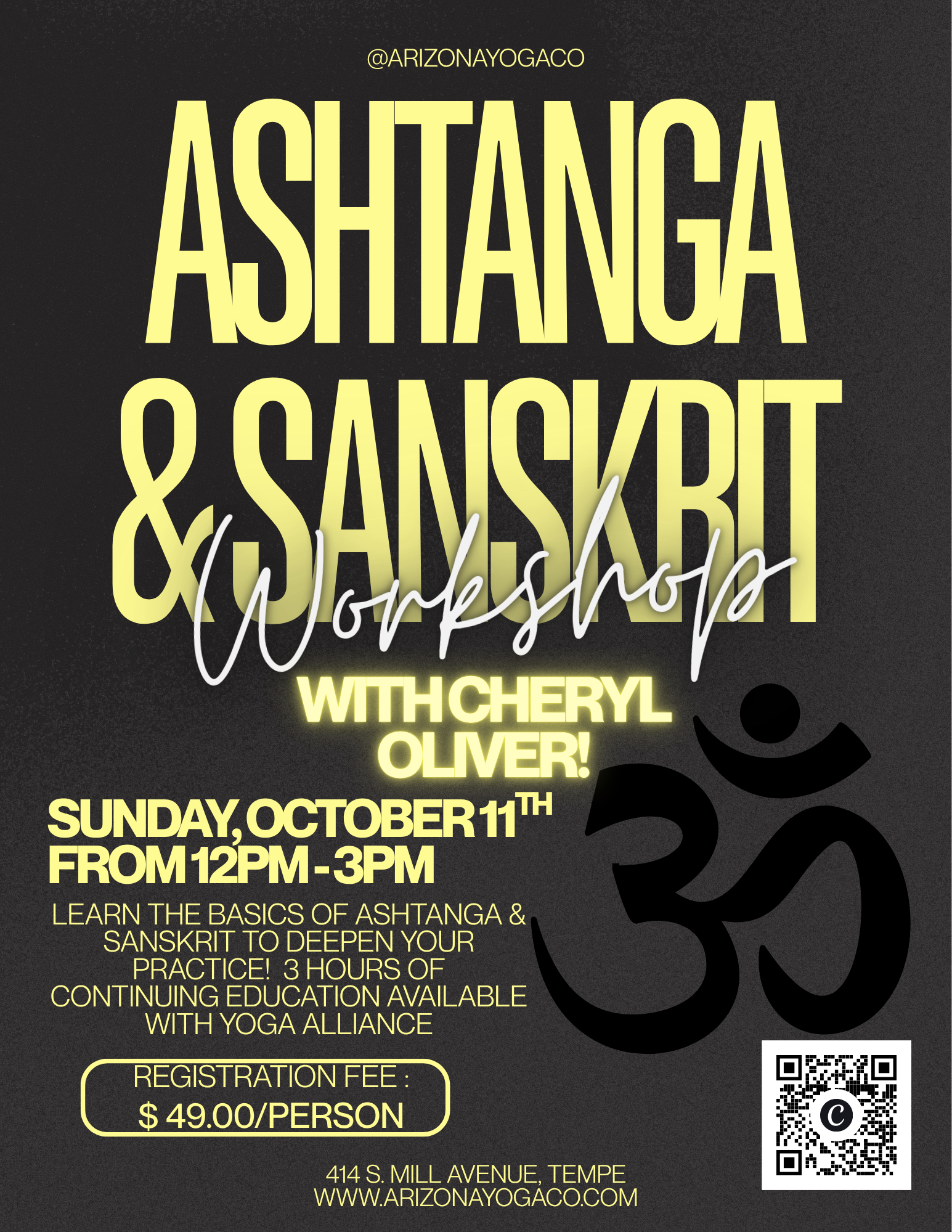 Ashtanga & Sanskrit Workshop
