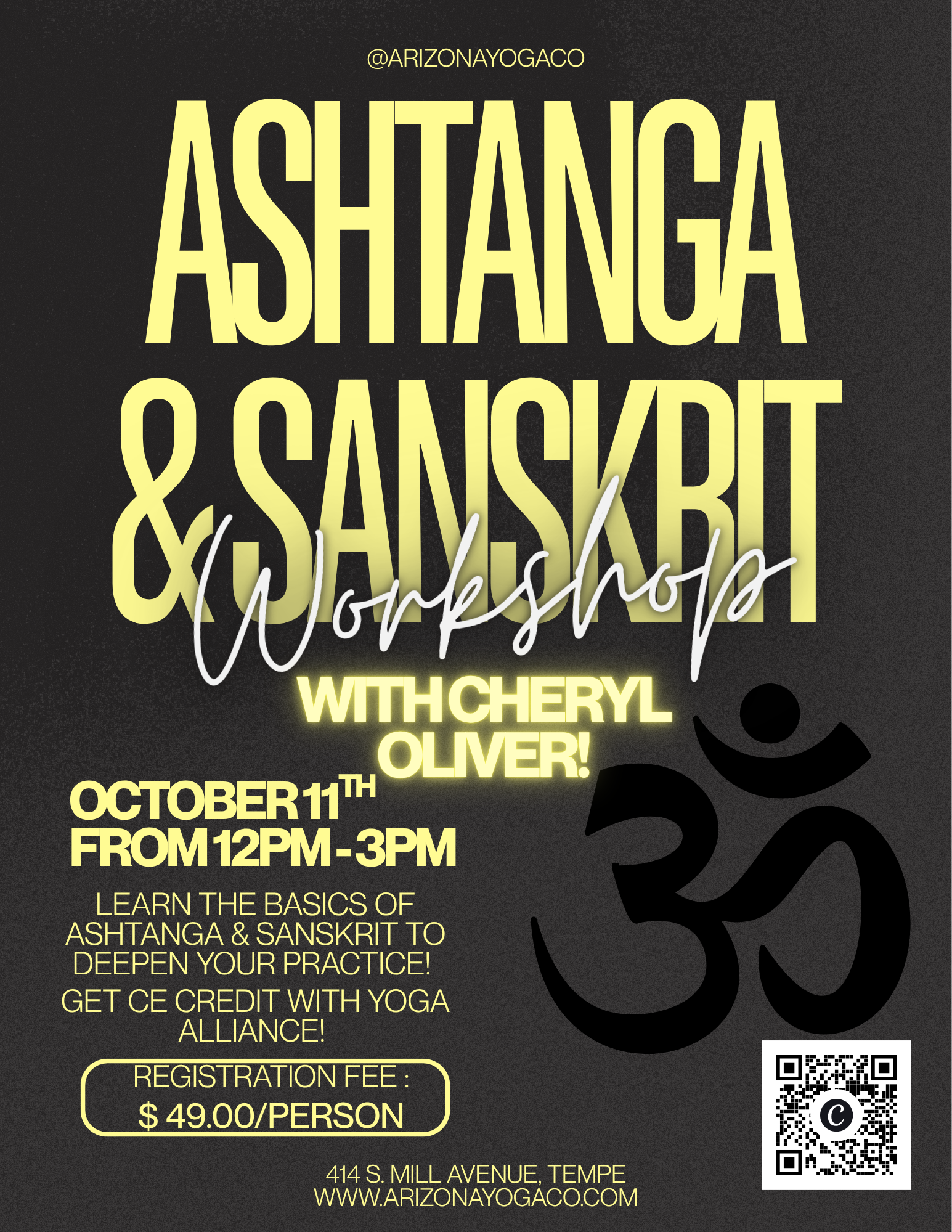 Ashtanga & Sanskrit Workshop