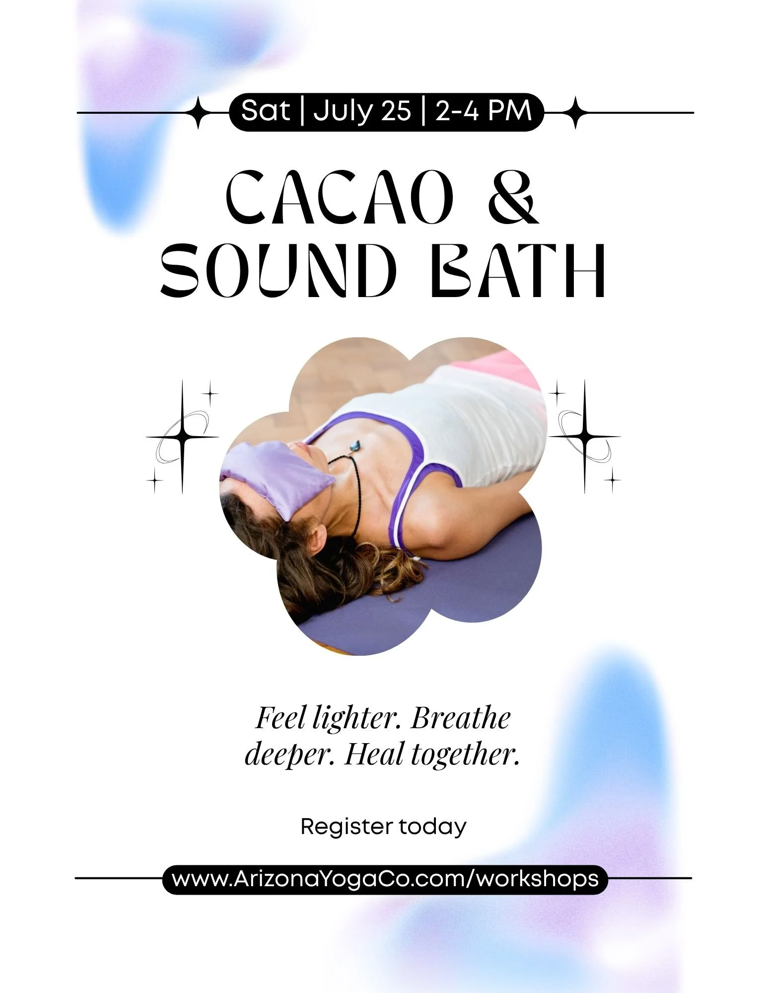 July Cacao & Sound Bath for 2!