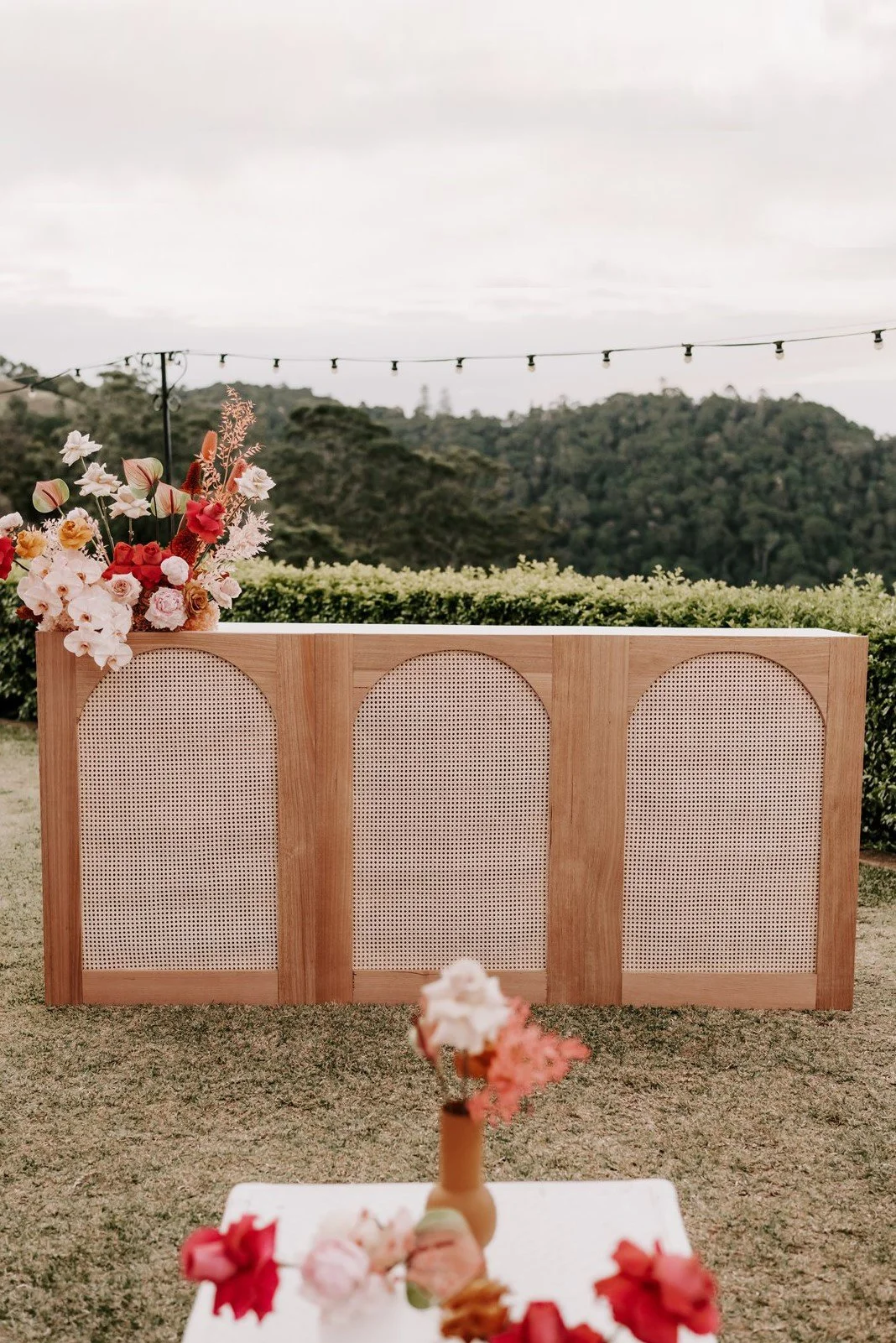 Rattan Bar — Lovebird Weddings