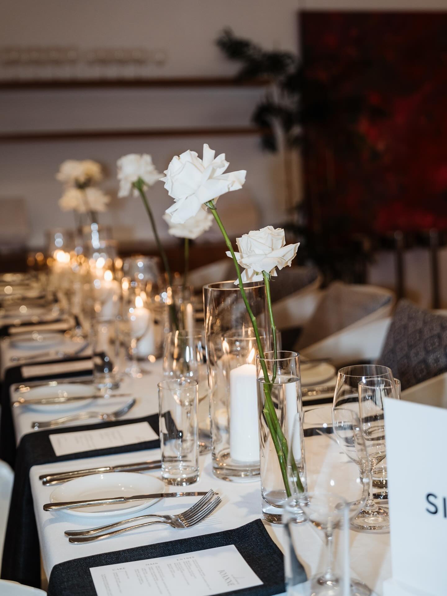 When modern romance, meets timeless simplicity | R&amp;N🥂

Styling, Decor, Signage &amp; Stationery: @lovebirdweddings 
Florist: @mondofloraldesigns 
Ceremony Location: Maison La Plage
Reception Venue: @rickys_noosa @rickysweddings 
Celebrant: @mr_n