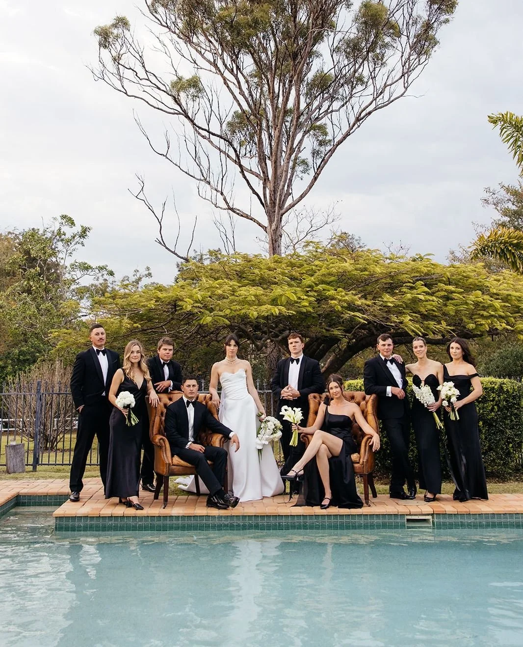 After the Ceremony...🤍 | Claire &amp; Coby⁠
⁠
Planning, Styling, Stationery &amp; Signage: @lovebirdweddings⁠
Florals: @mondofloraldesigns⁠
Venue: Private Property⁠
Photography &amp; Film: @mimo.weddings⁠
Hair &amp; Makeup: @foxslanestyling @makeupb
