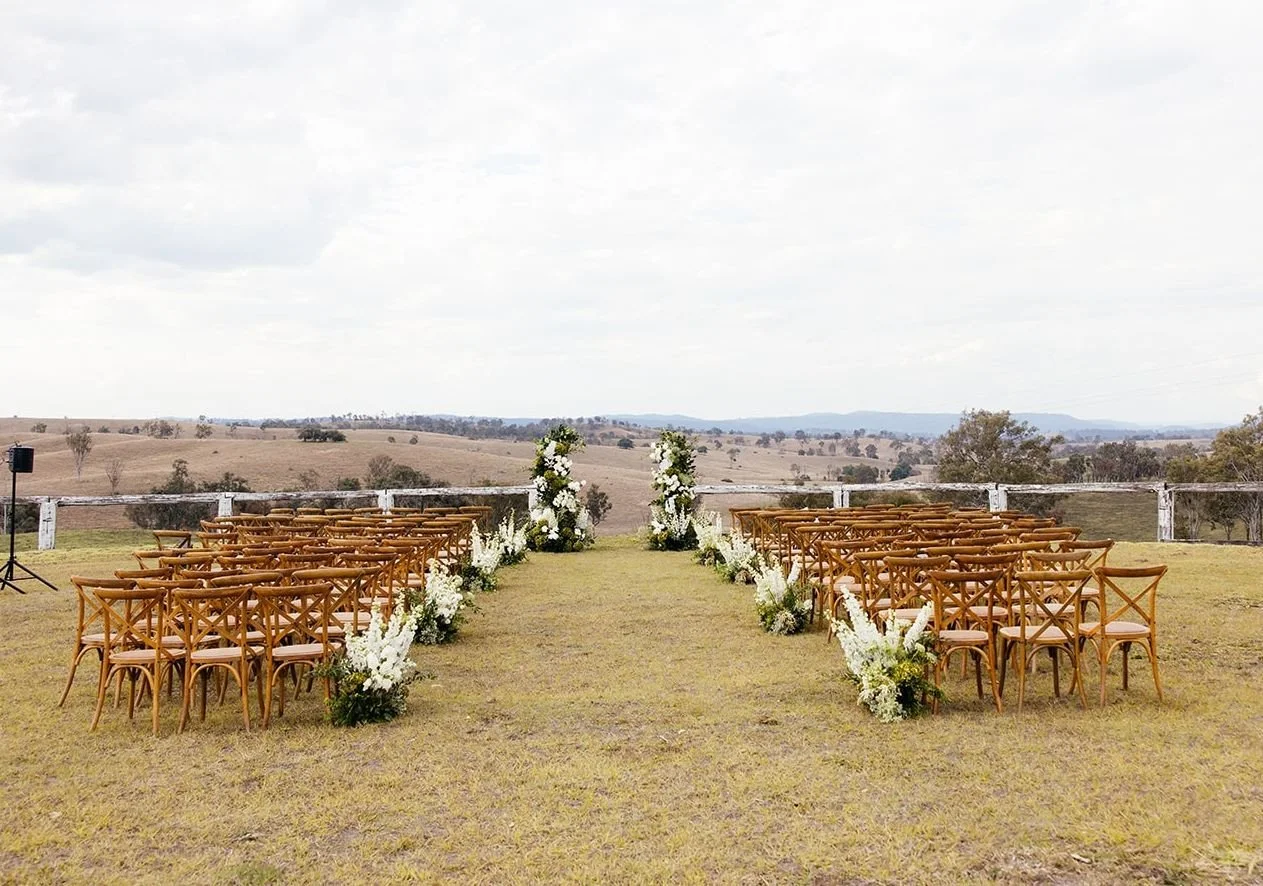 When ceremonies at Private Properties hit differently...🍃⁠
⁠
Planning, Styling, Stationery &amp; Signage: @lovebirdweddings⁠
Florals: @mondofloraldesigns⁠
Venue: Private Property⁠
Photography &amp; Film: @mimo.weddings⁠
Hair &amp; Makeup: @foxslanes