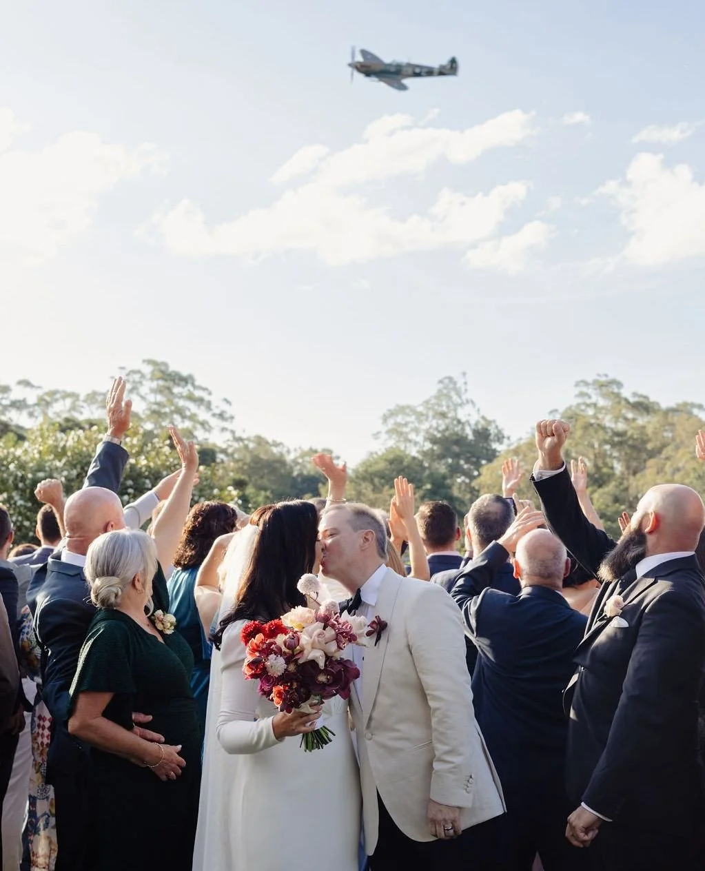 A love story that even the sky saluted | Bec &amp; Nathan⁠🤍⁠
⁠
Planning, Styling &amp; Stationery: @lovebirdweddings⁠
Florist: @mondofloraldesigns⁠
Photography &amp; Film: @blackpalmcollectiveco⁠
Entertainment: @joshneedhammusic⁠
Celebrant &amp; MC: