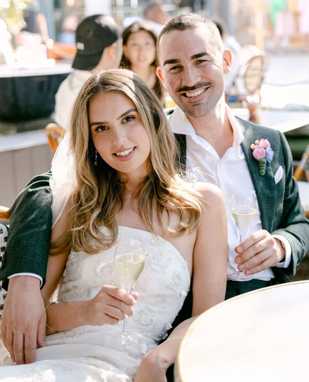 Introducing Mr &amp; Mrs Cameron | 11.10.2025⁠
⁠
Planning &amp; Styling: @lovebirdweddings⁠
Florist: @mondofloraldesigns⁠
Venue: @sailsbeachnoosa⁠
Photography: @justinaaronweddings⁠
Celebrant: @jarrad.bayliss⁠
Entertainment: @danmcgahanmusic⁠
Hair &a