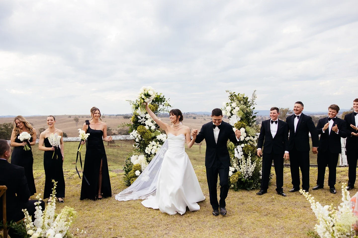 A modern love story, officially in print for Claire &amp; Coby🍃🥂⁠
⁠
Planning, Styling, Stationery &amp; Signage: @lovebirdweddings⁠
Florals: @mondofloraldesigns⁠
Venue: Private Property⁠
Photography &amp; Film: @mimo.weddings⁠
Hair &amp; Makeup: @f