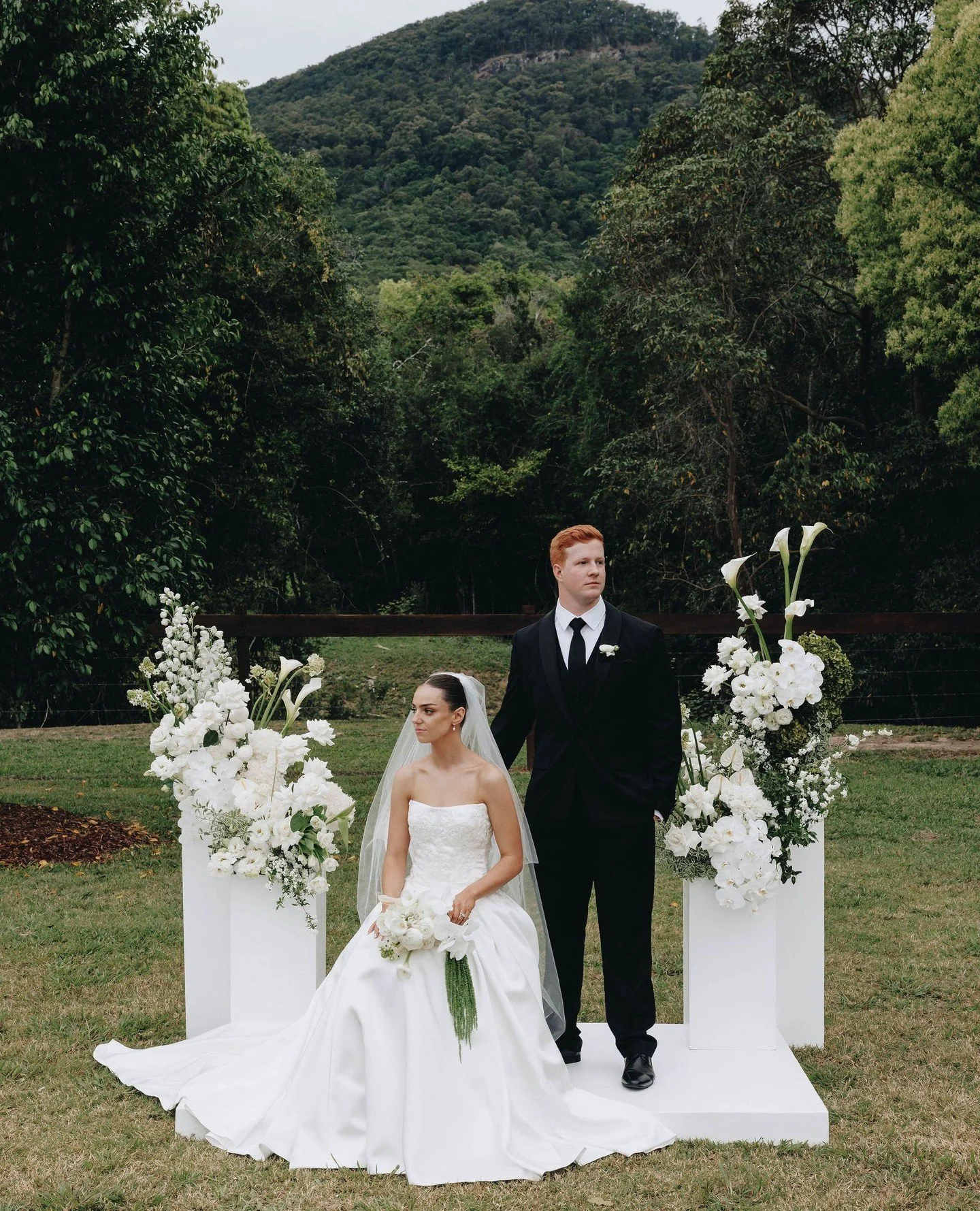Celebrating Mr &amp; Mrs Wallis | Eerwah Vale Estate🤍⁠
⁠
Planning, Styling &amp; Stationery: @lovebirdweddings⁠
Florals: @mondofloraldesigns⁠
Venue: @eerwahvaleestate⁠
Photography: @aleishaedwardsweddings⁠
Catering: @the_ohana_group⁠
Bar Service: @t