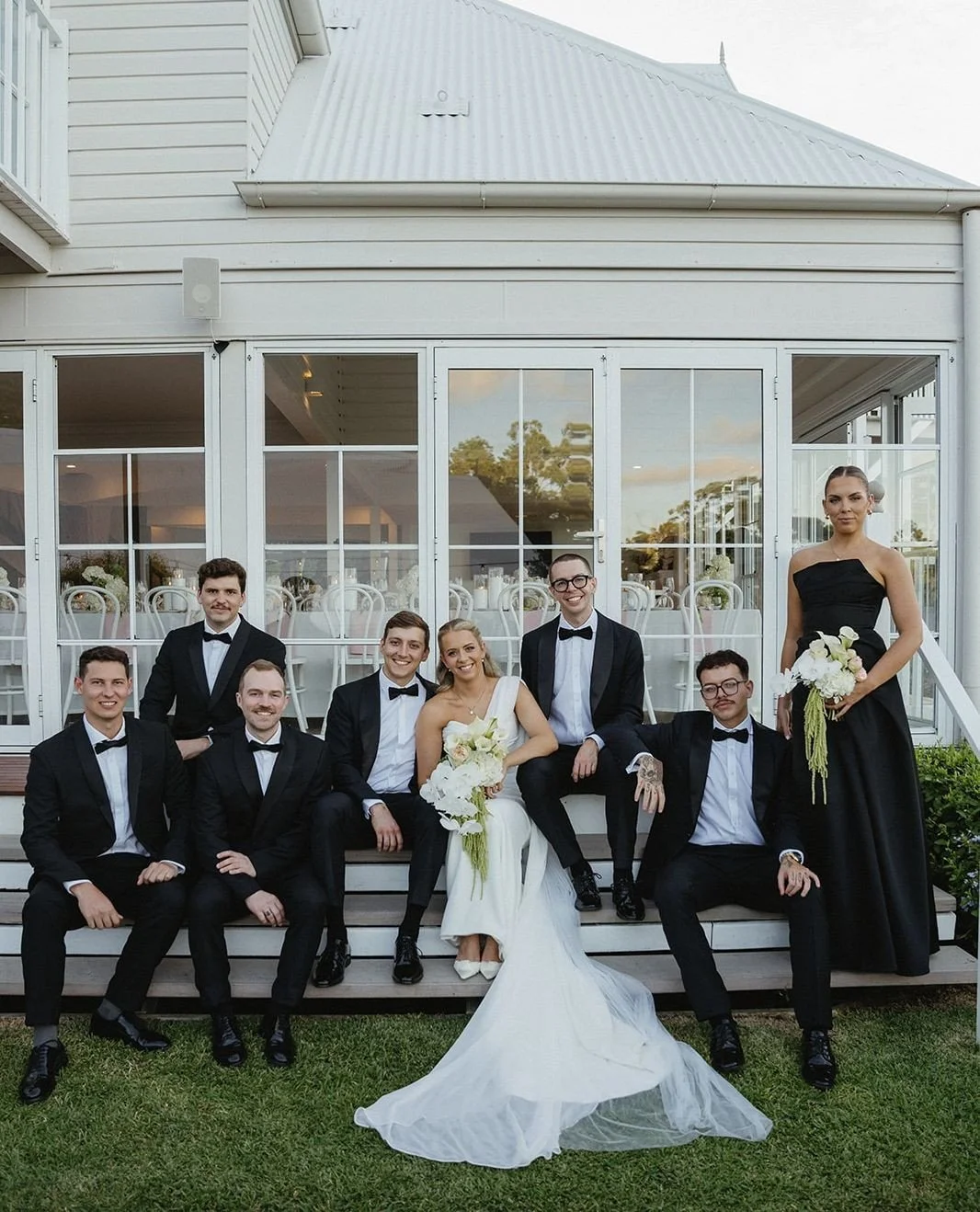 Poise, presence, and the people who matter most | Celeste &amp; Sam⁠
⁠
Styling &amp; Signage: @lovebirdweddings⁠
Florals: @mondofloraldesigns⁠
Venue: @malenymanor⁠
Photography: @bemymusestudio⁠
Content Creation: @museandmatrimony⁠
Luxury Linens : @ta