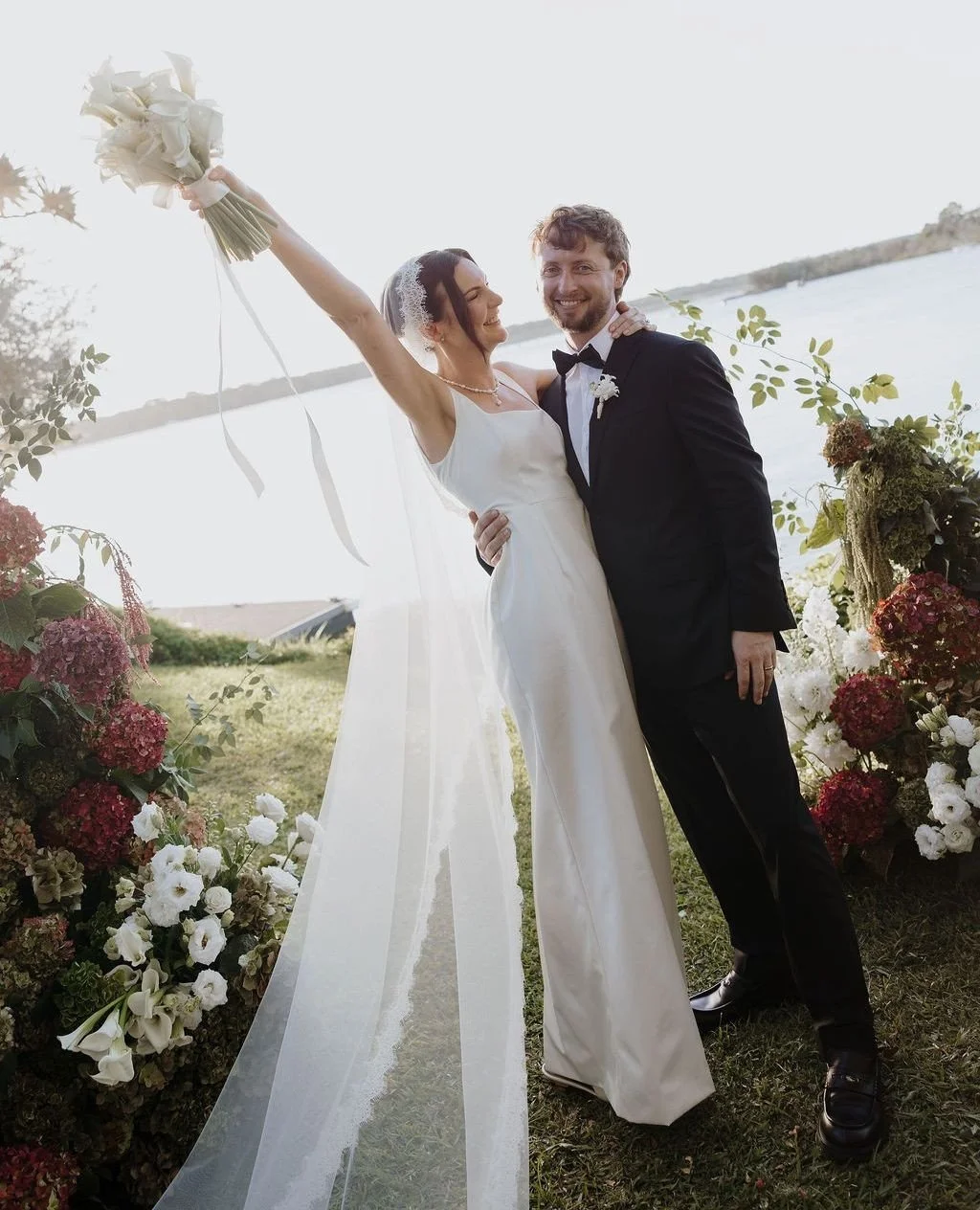 Emma and Callum - soft light, deep vows, a love that lingers beyond the frame🥂⁠
⁠
Planning &amp; Styling: @lovebirdweddings⁠
Florals: @mondofloraldesigns⁠
Venue: @rickys_noosa @rickysweddings⁠
Photography: @georgebowdenphoto⁠
Entertainment: @sweetge