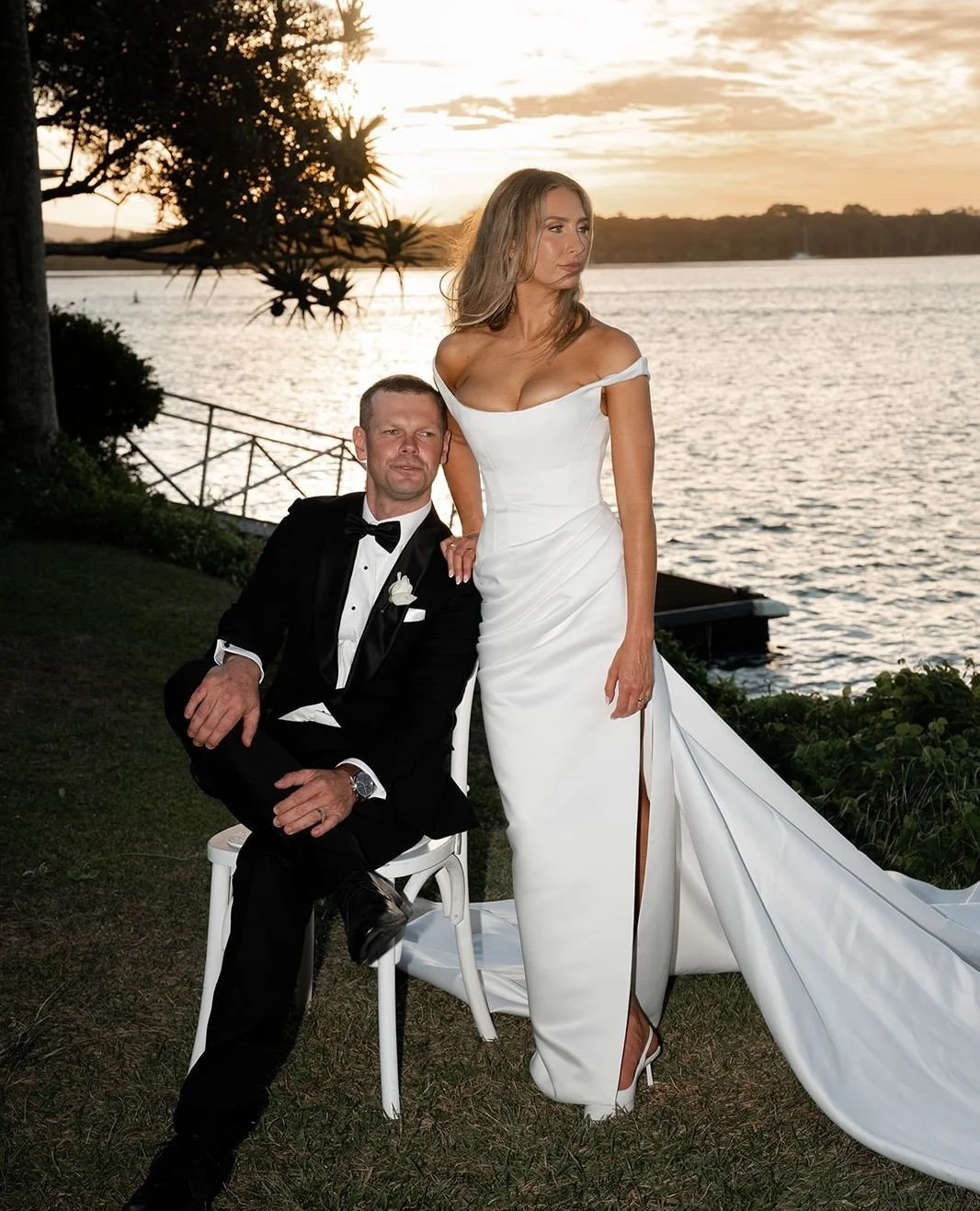 Introducing Mr &amp; Mrs Irving | 17.04.2026🤍⁠
⁠
Styling &amp; Stationery: @lovebirdweddings⁠
Florals: @mondofloraldesigns⁠
Venue: Sound Park &amp; @rickys_noosa @rickysweddings⁠
Photography: @the_belowed.co⁠
Content Creation: @hercreativelens.wed⁠
