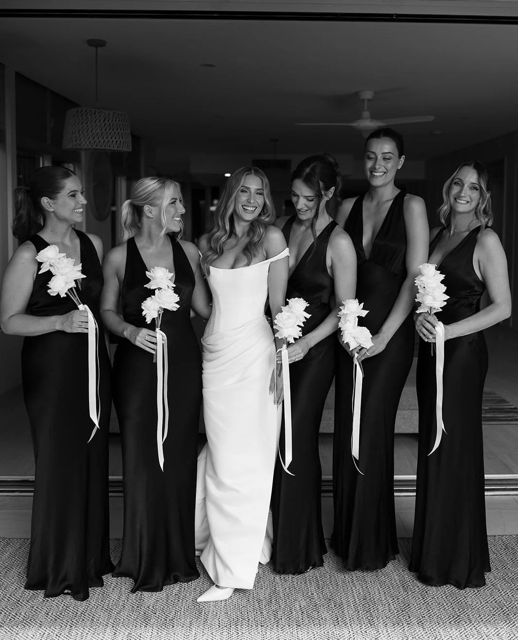 Getting ready with Emma &amp; her girls🥂⁠
⁠
Styling &amp; Stationery: @lovebirdweddings⁠
Florals: @mondofloraldesigns⁠
Venue: Sound Park &amp; @rickys_noosa @rickysweddings⁠
Photography: @the_belowed.co⁠
Content Creation: @hercreativelens.wed⁠
Hair 