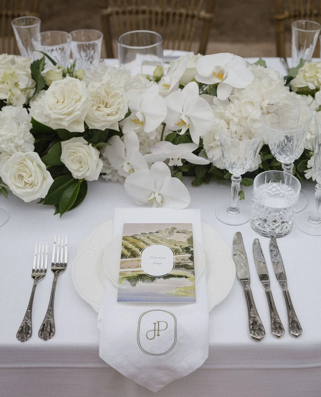 Custom watercolour artwork to portray Phoebe &amp; Jack's love story as a beautifully personalised touch🍃⁠
⁠
Planning, Styling, Signage &amp; Stationery: @lovebirdweddings⁠
Florals: @mondofloraldesigns⁠
Location: Private Property⁠
Photography: @este