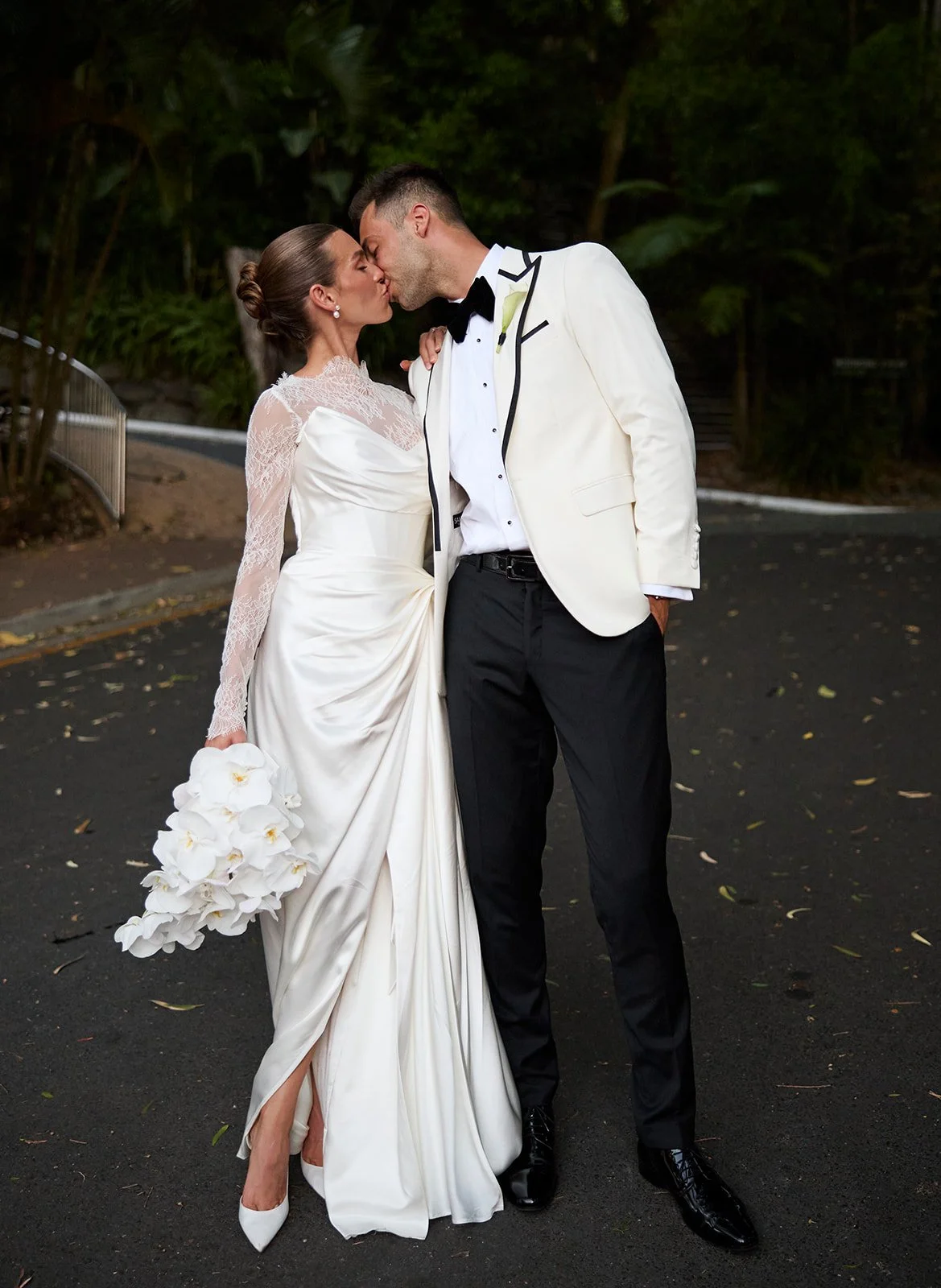 Discover Lulu & Kyle's luxury Noosa wedding featuring a private ceremony with stunning views and a beautiful reception at Locale Noosa. Planned and styled by Lovebird Weddings.
