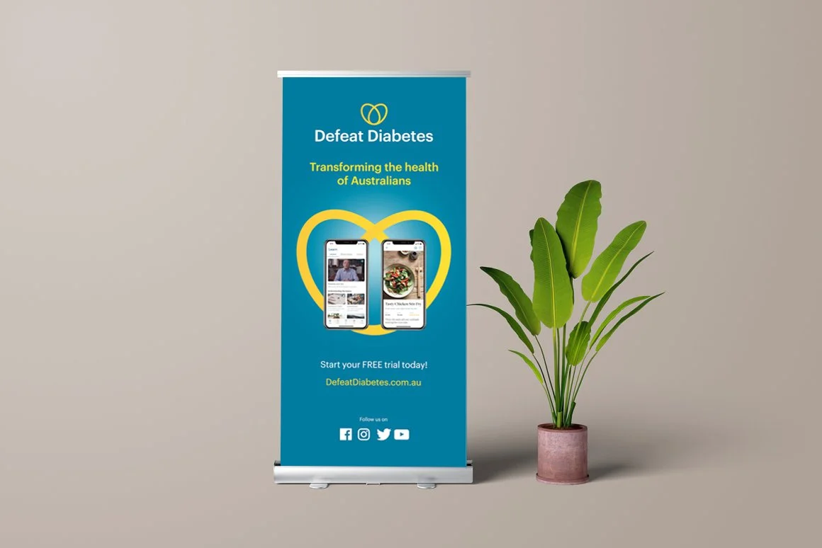 Defeat Diabetes Print Collateral