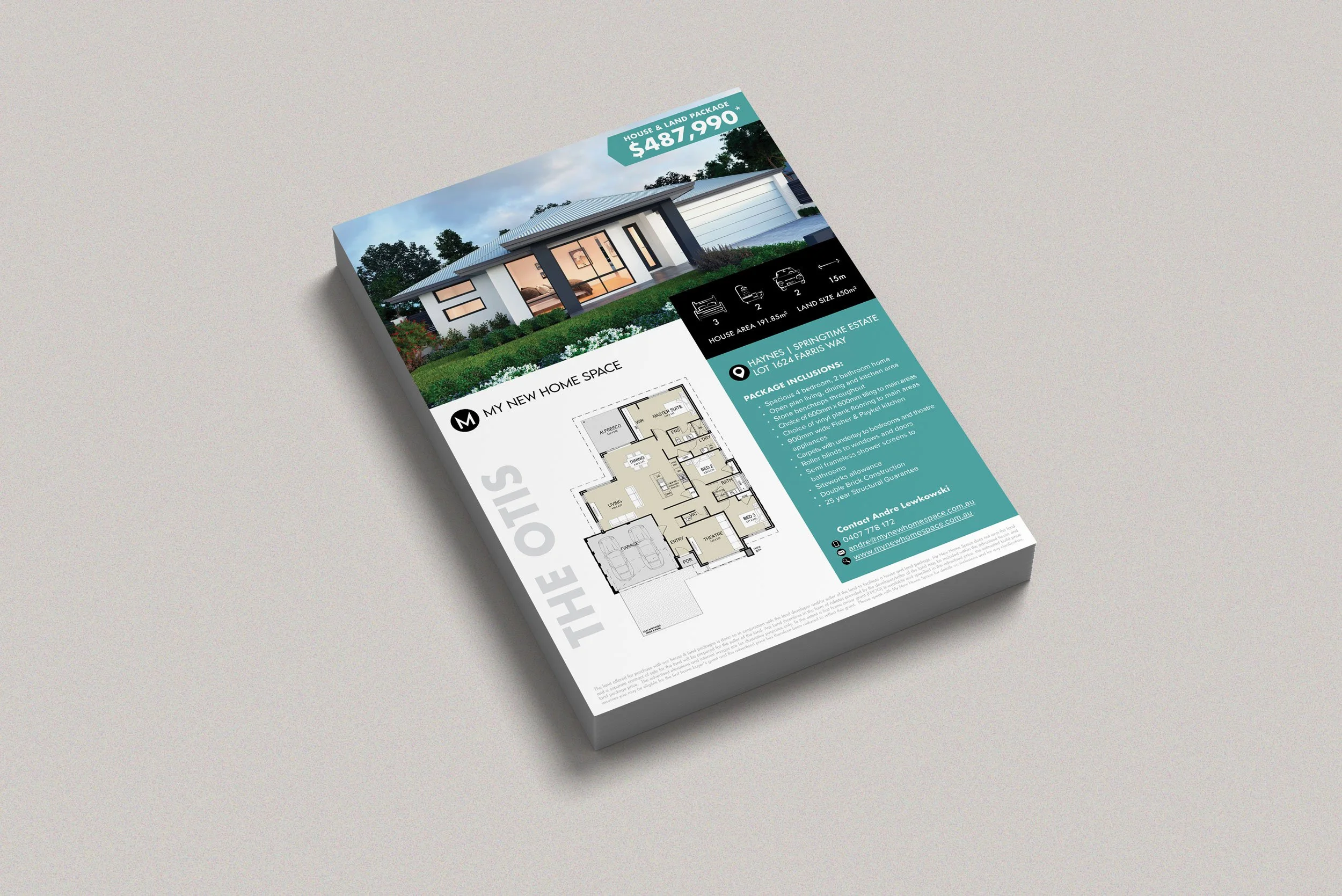 House &amp; Land A4 Brochure 