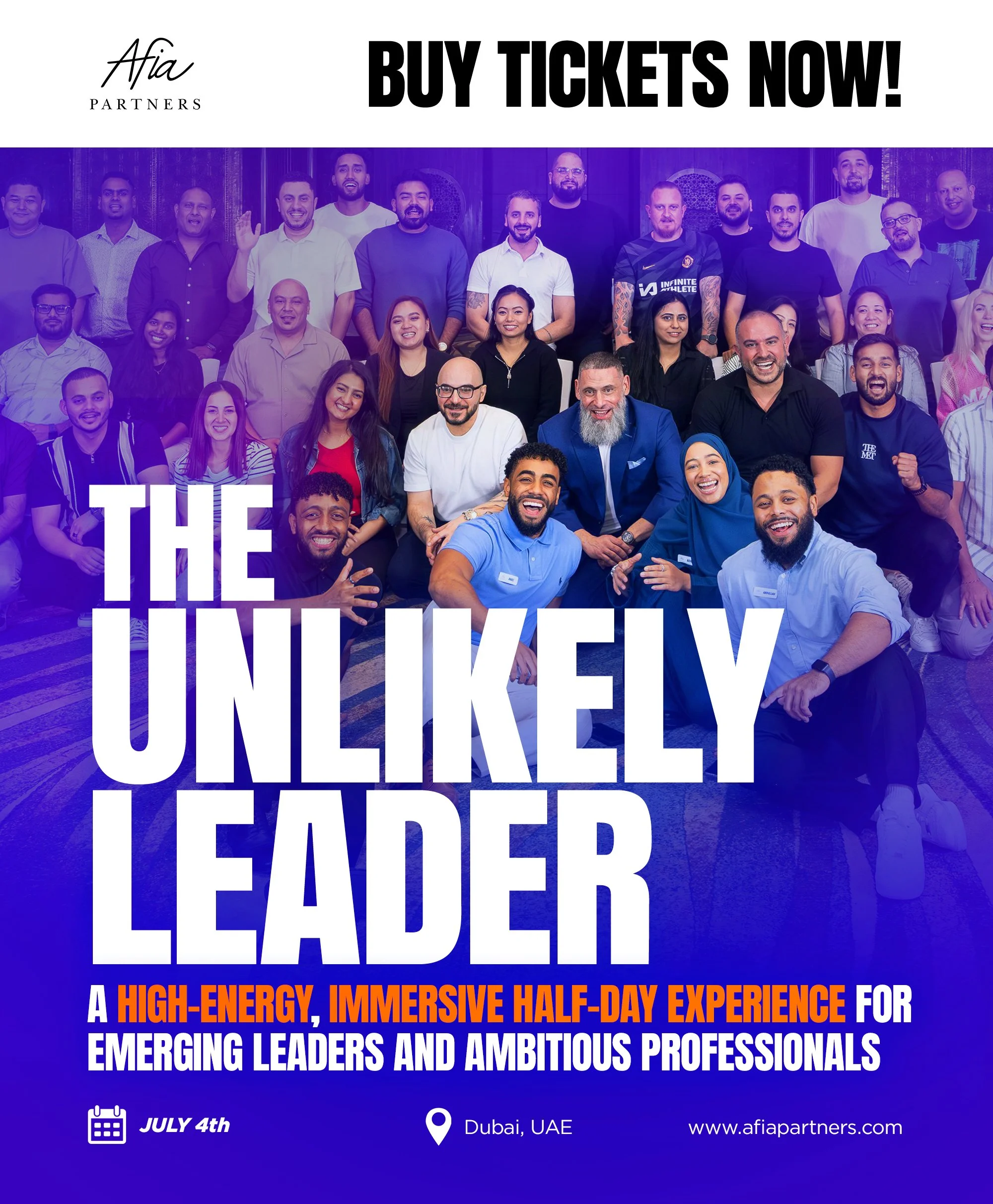 'The Unlikely Leader' Workshop │ JULY 4th